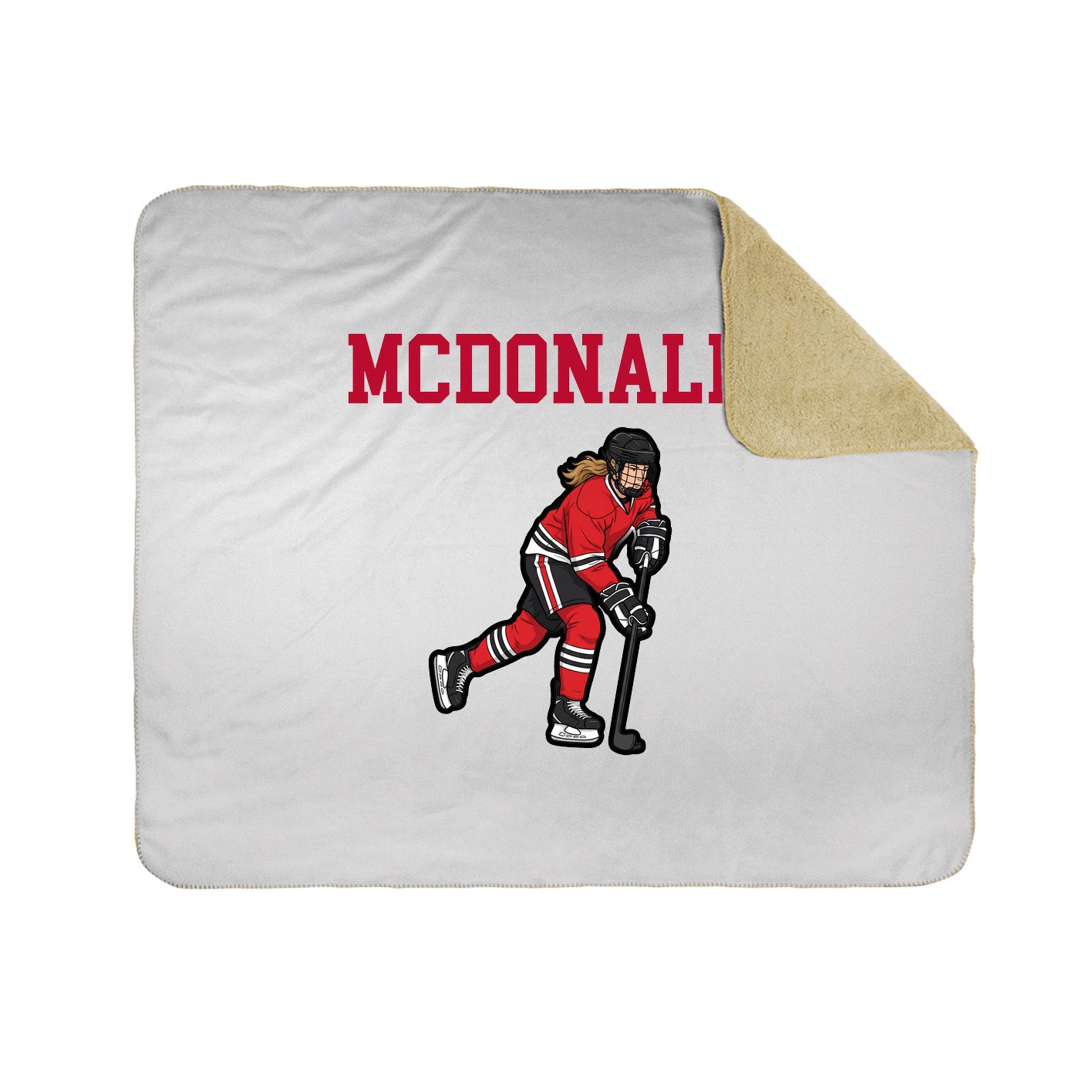 Throw Blanket — Shirsey in White