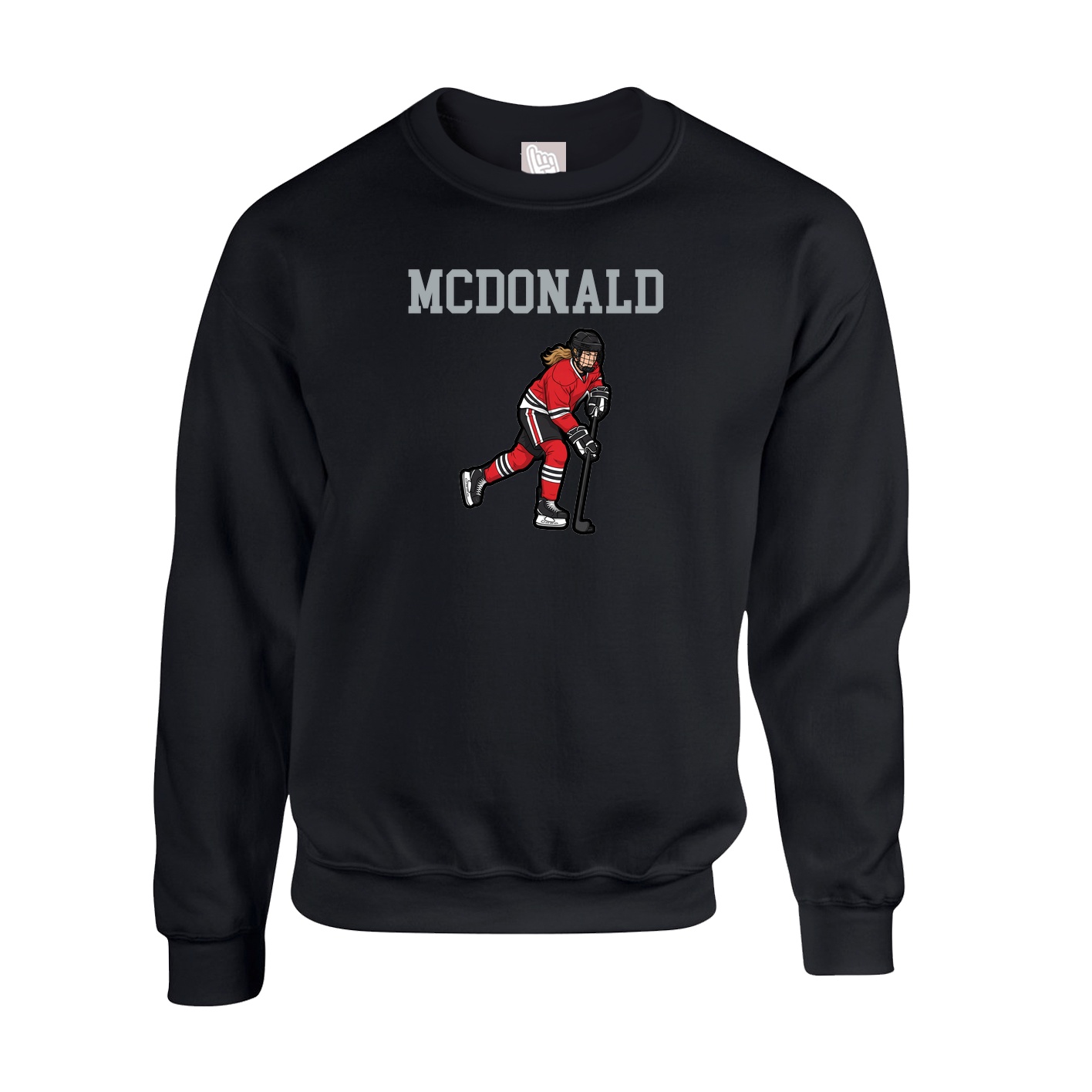 Fleece Crew — Shirsey in Black