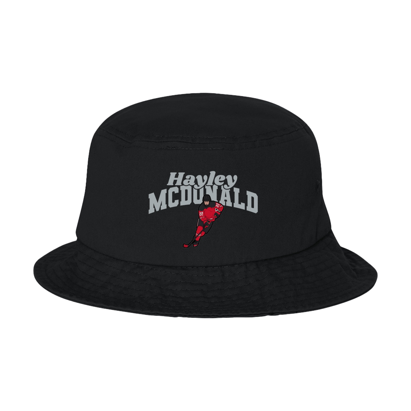 Bucket Cap — Signature Arch in Black