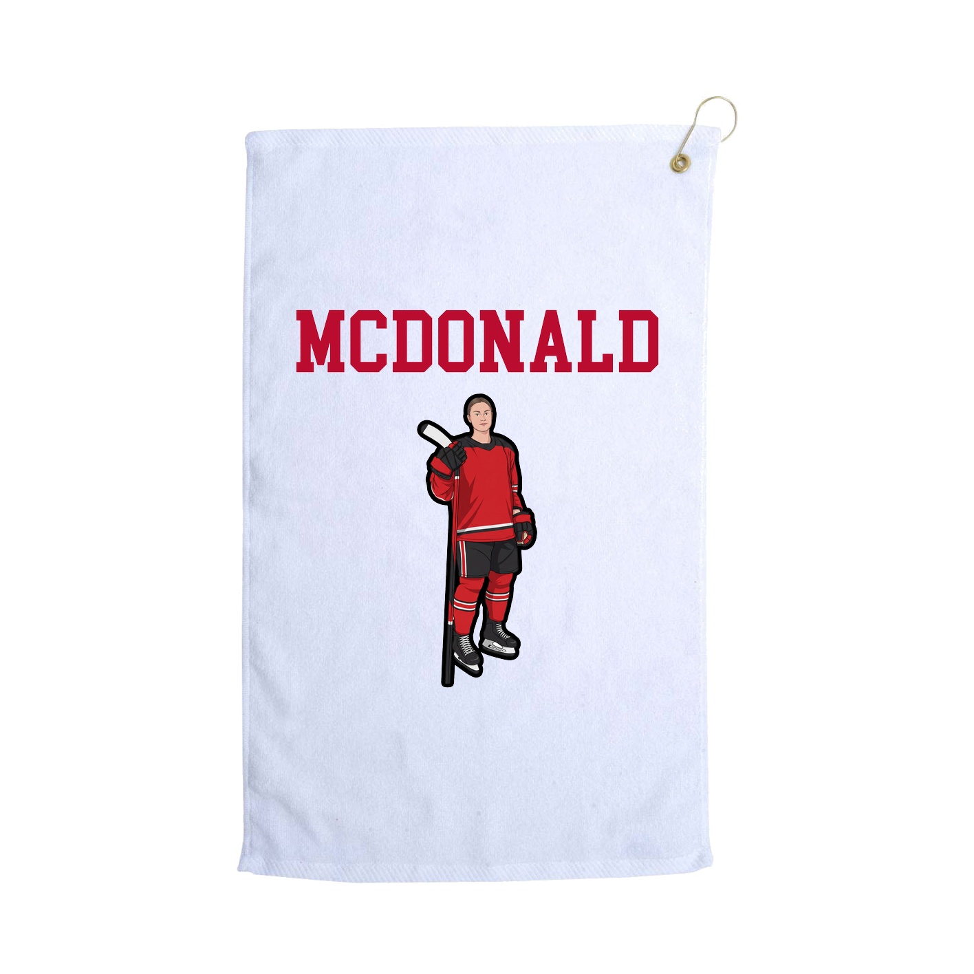 Golf Towel — Shirsey in White