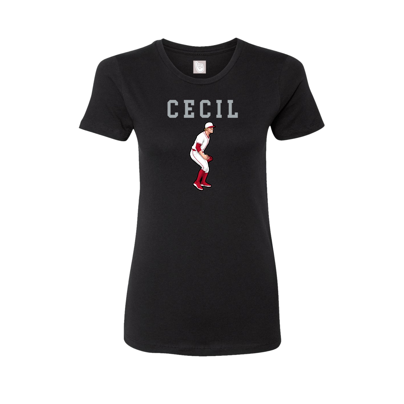 Fitted Women's Tee — Shirsey in Black