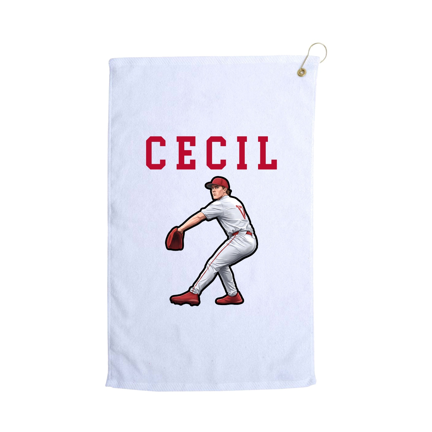 Golf Towel — Shirsey in White
