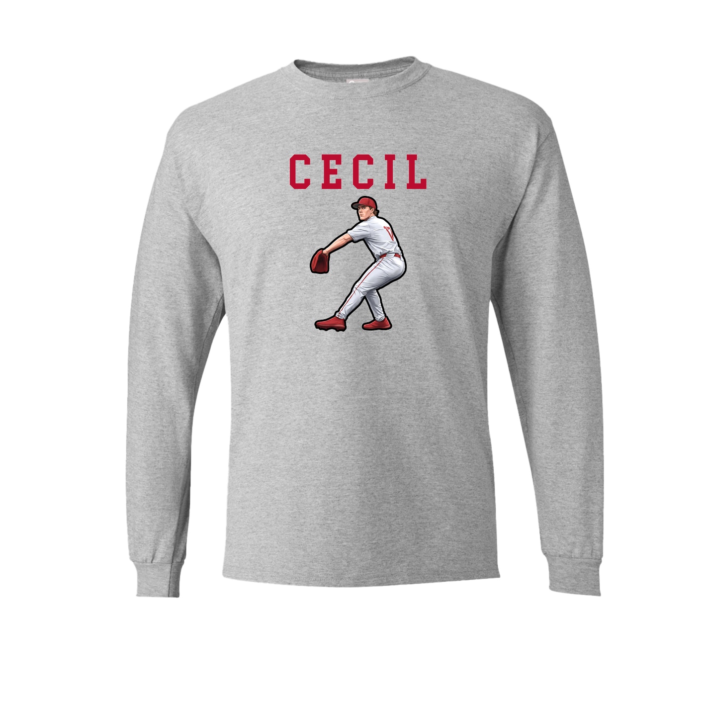Long Sleeve Tee — Shirsey in Grey