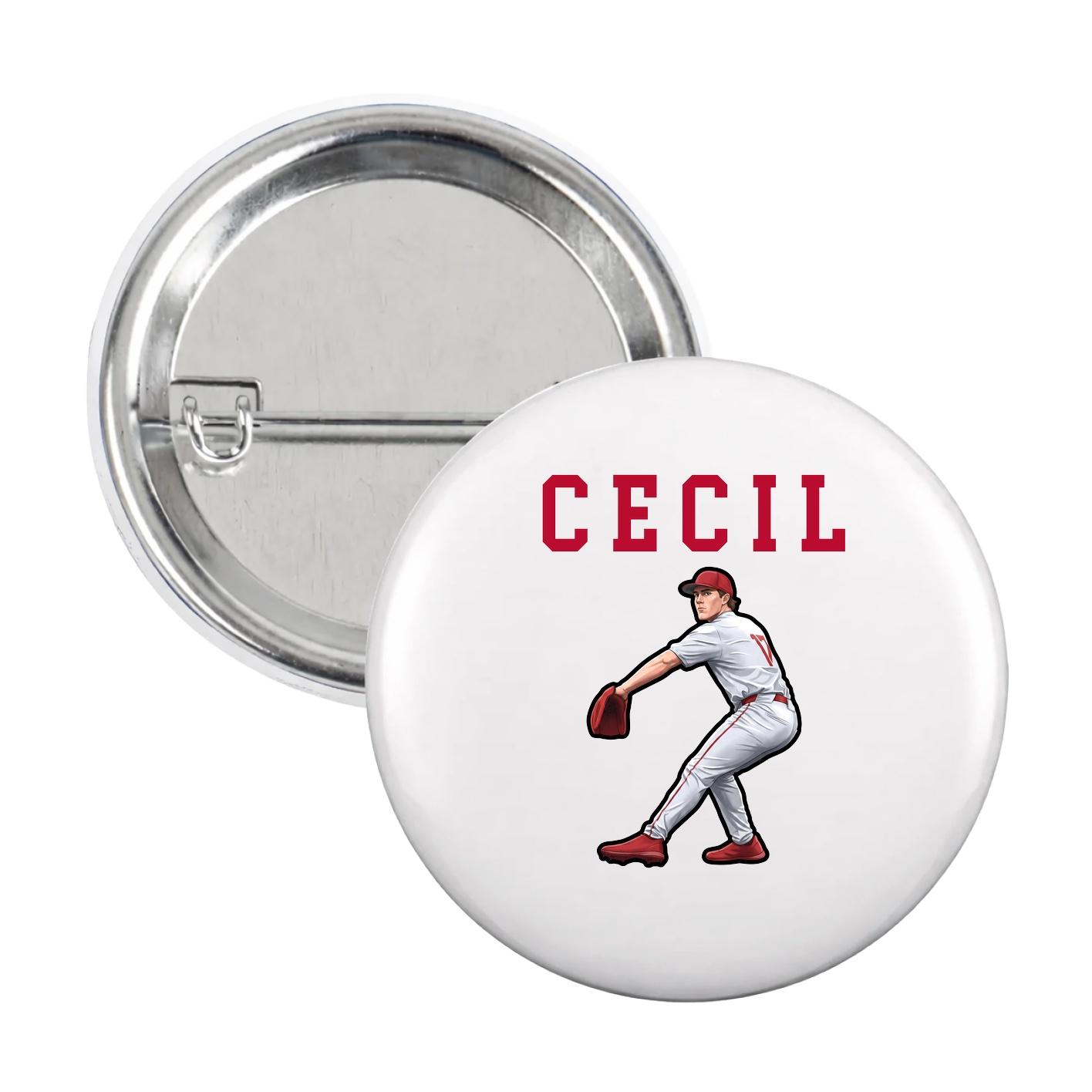 Game Day Button — Shirsey in White