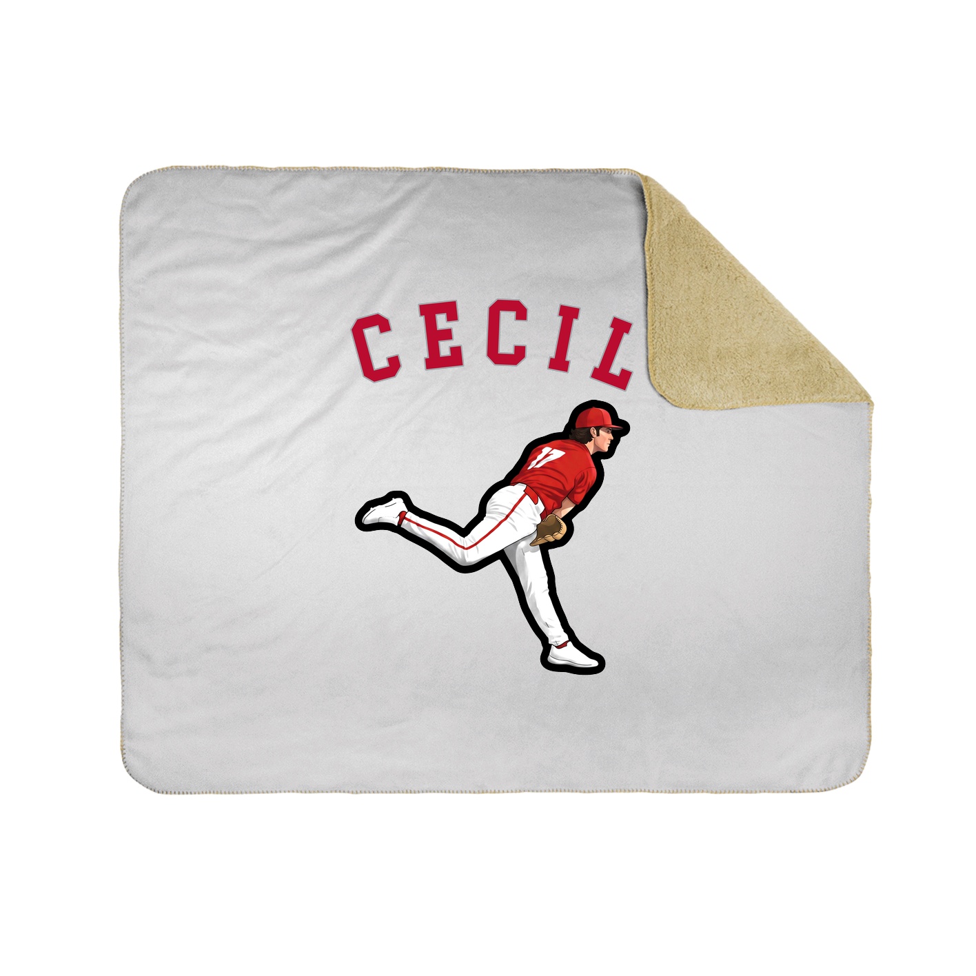 Throw Blanket — Shirsey Arch in White