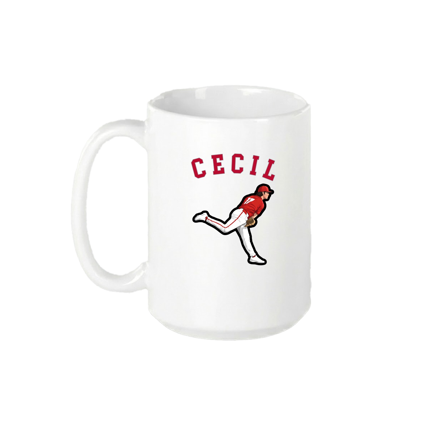 15oz Coffee Mug — Shirsey Arch in White