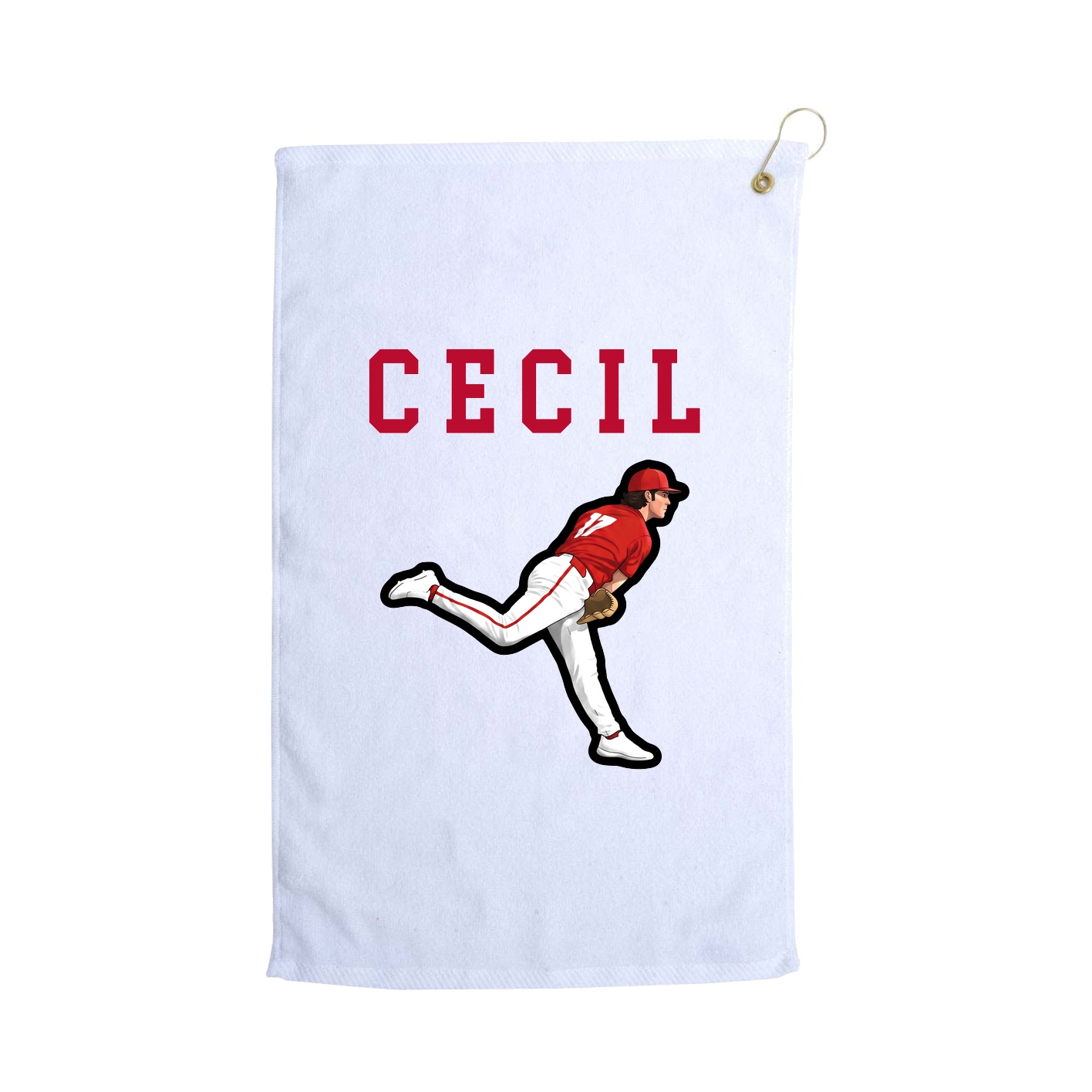 Golf Towel — Shirsey in White