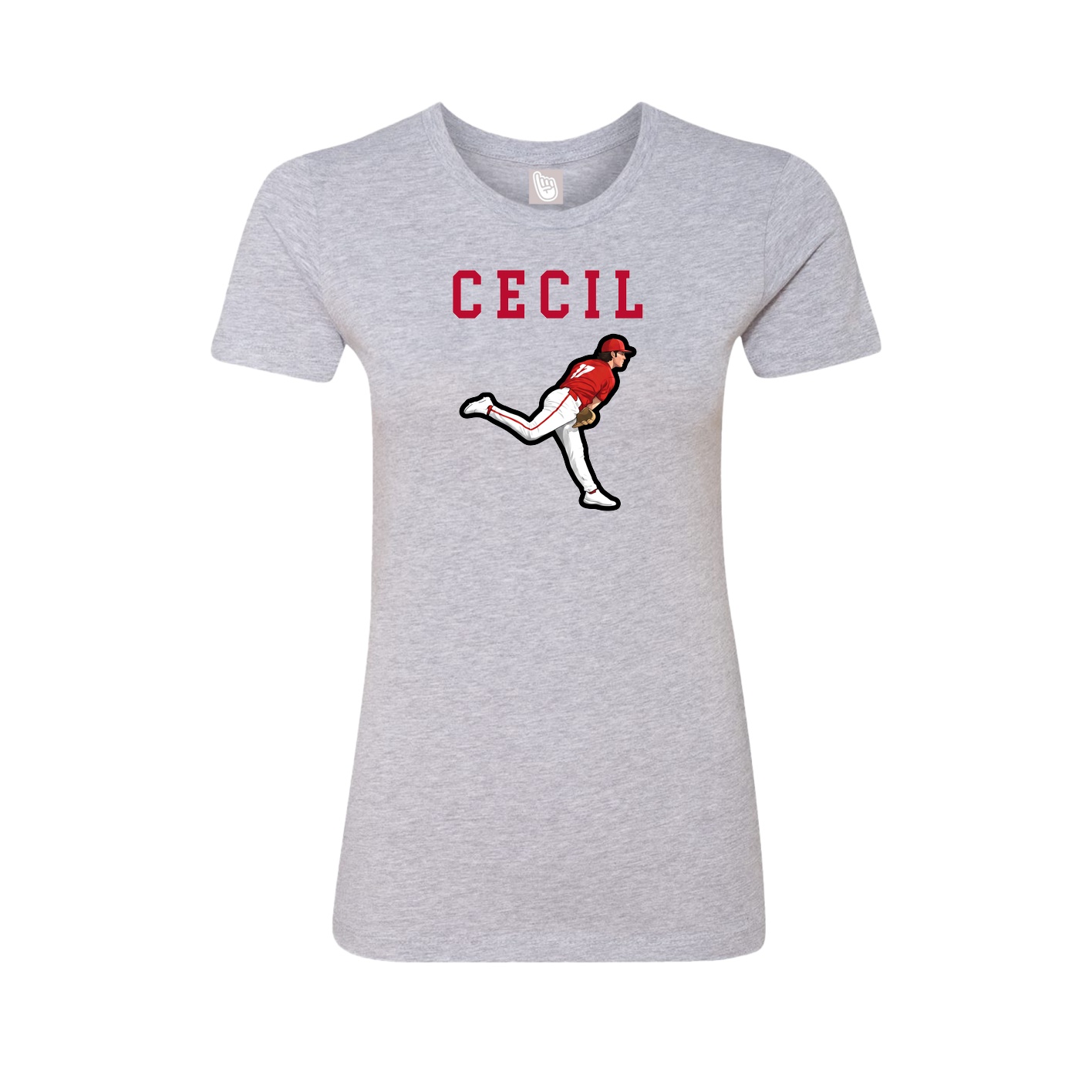 Fitted Women's Tee — Shirsey in Grey