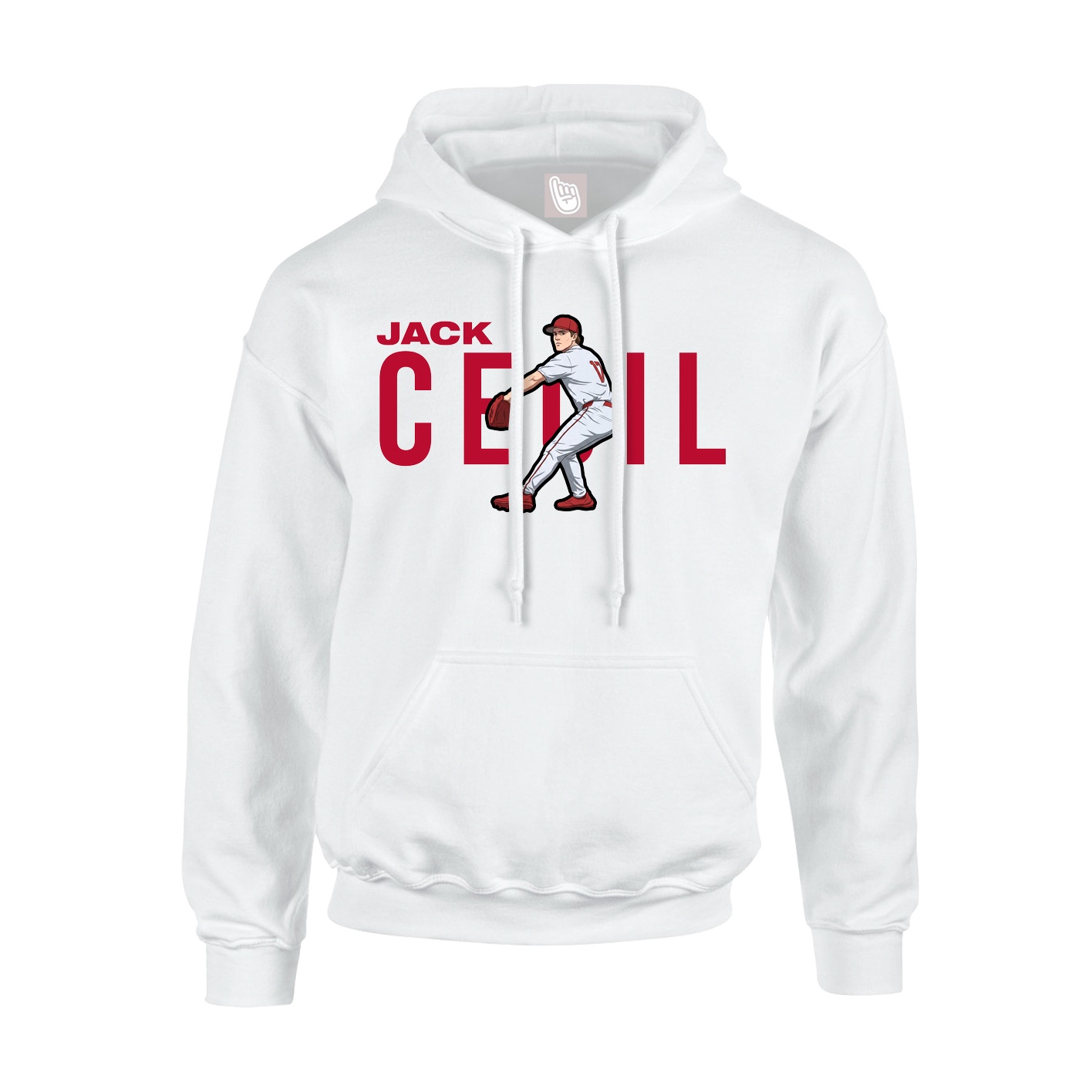 Hoodie — Player Name in White