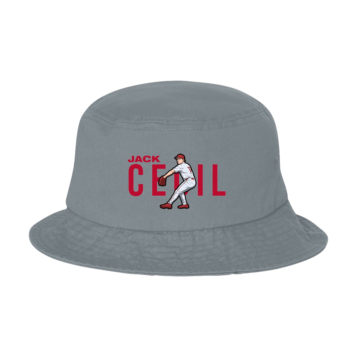 Bucket Cap — Player Name in Grey