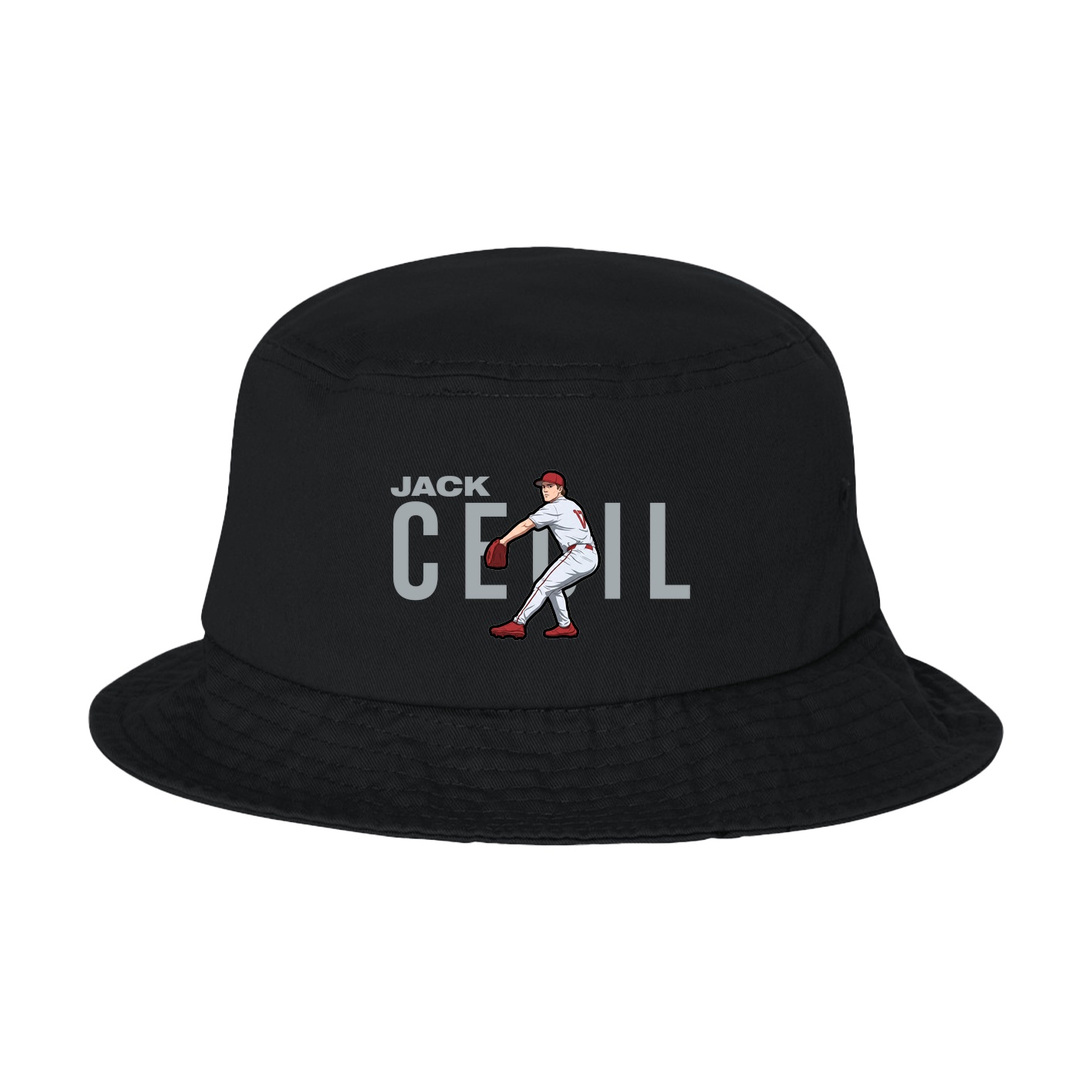 Bucket Cap — Player Name in Black