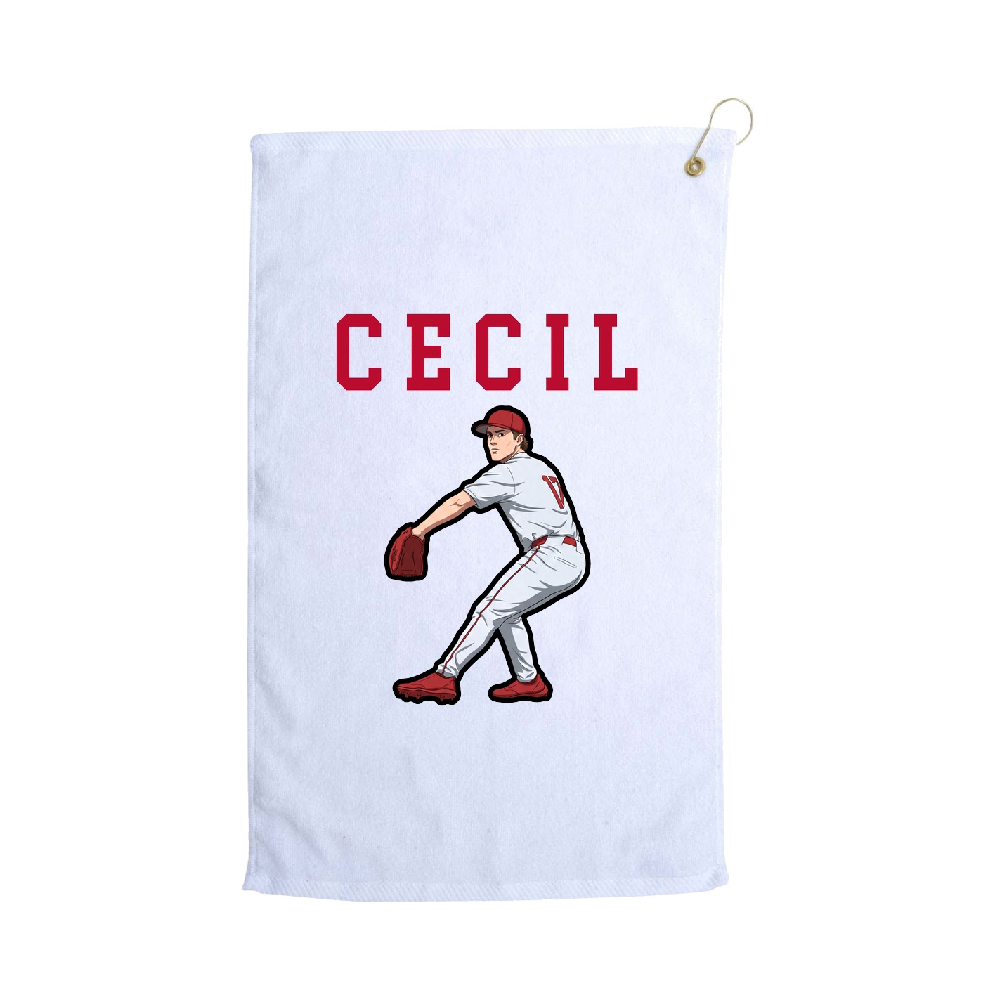 Golf Towel — Shirsey in White
