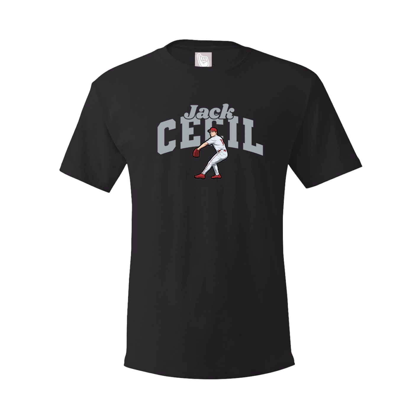 Youth Tee — Signature Arch in Black