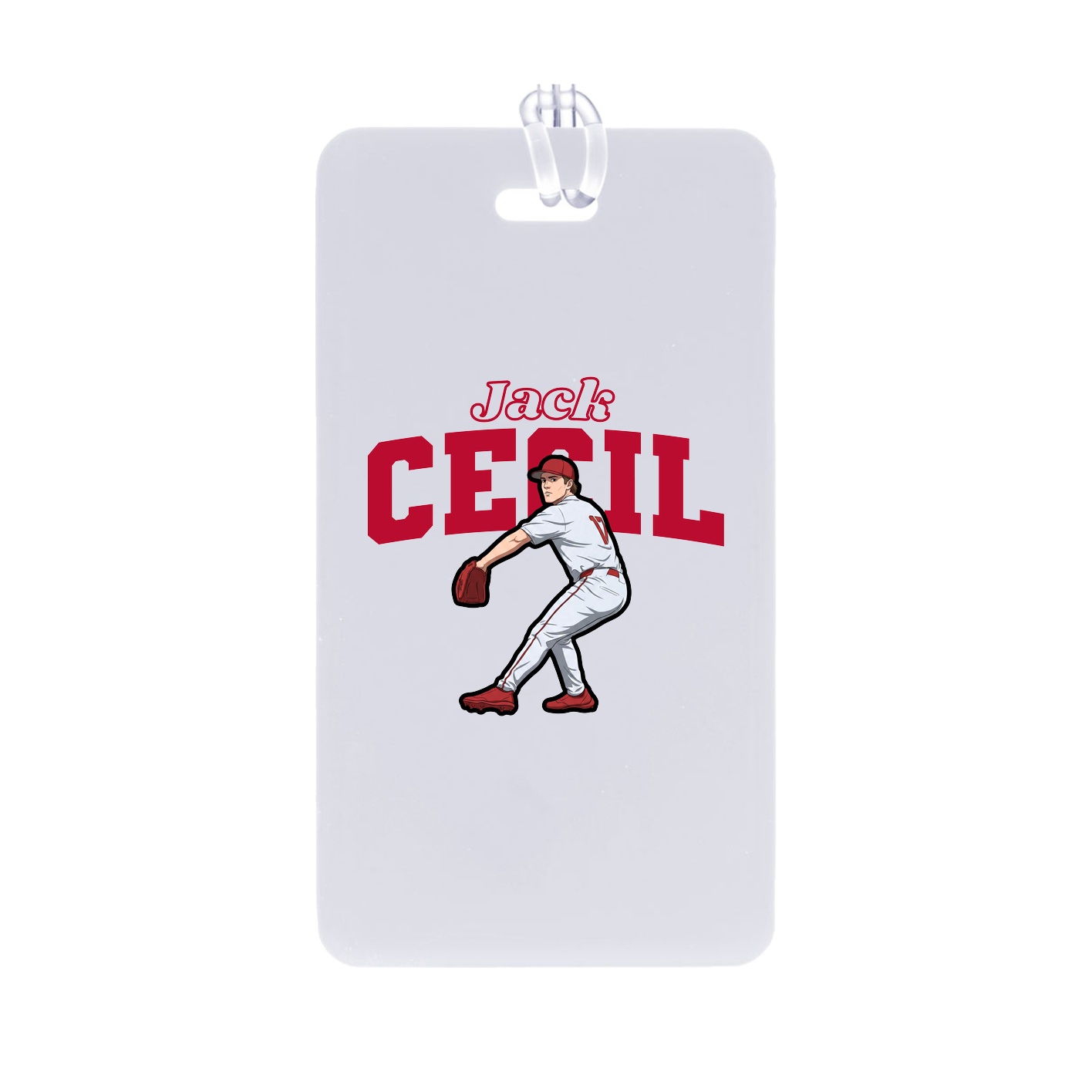 Bag Tag — Name Arch in Classic