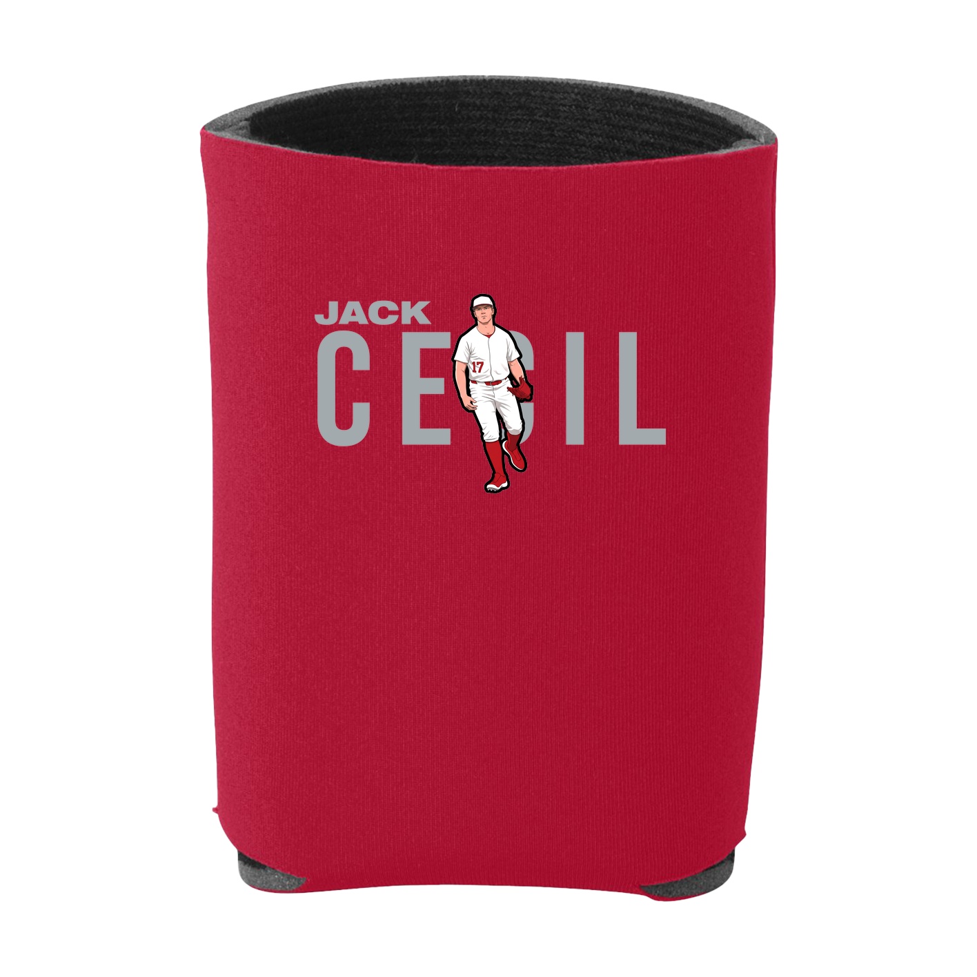 Can Holder — Player Name in Red