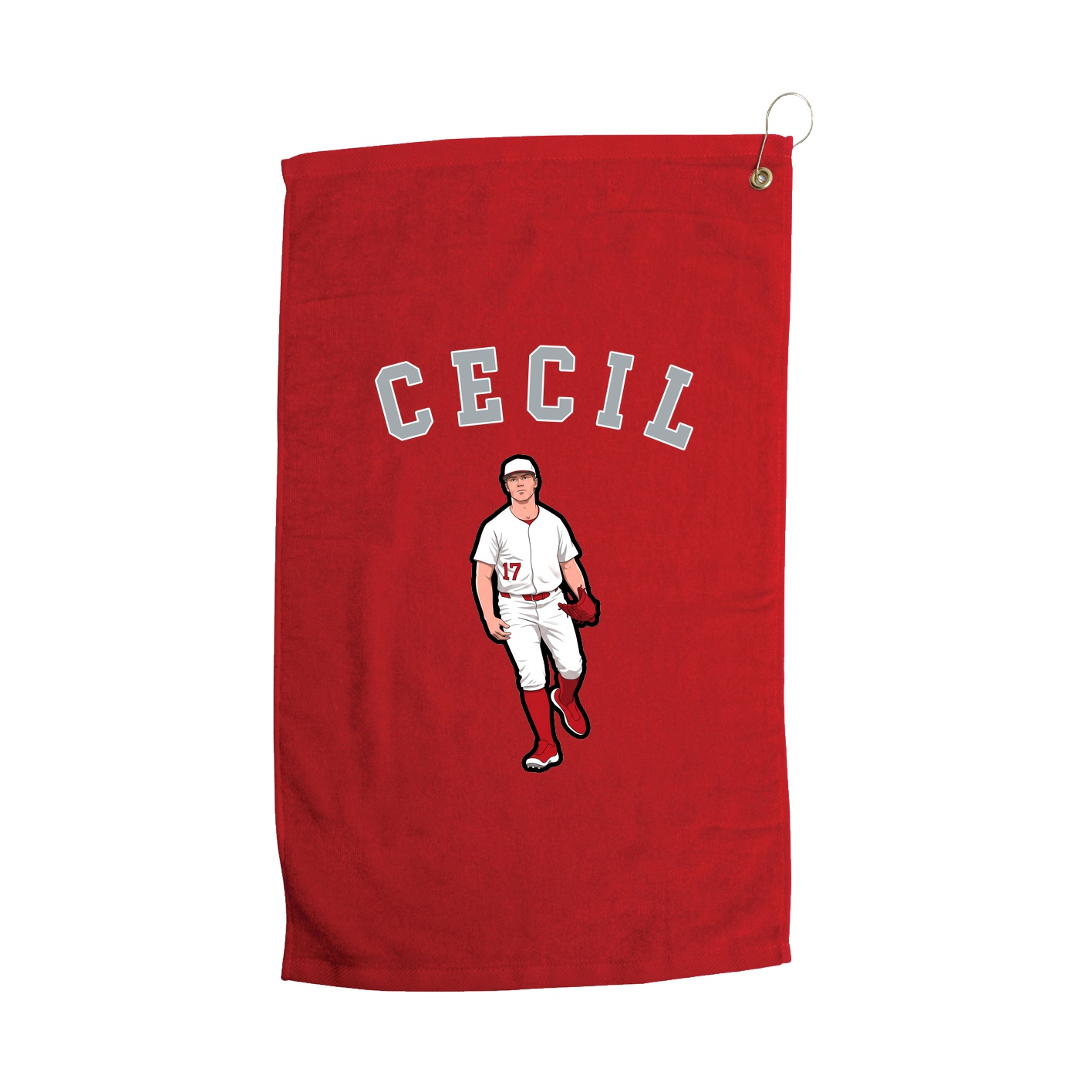 Golf Towel — Shirsey Arch in Red