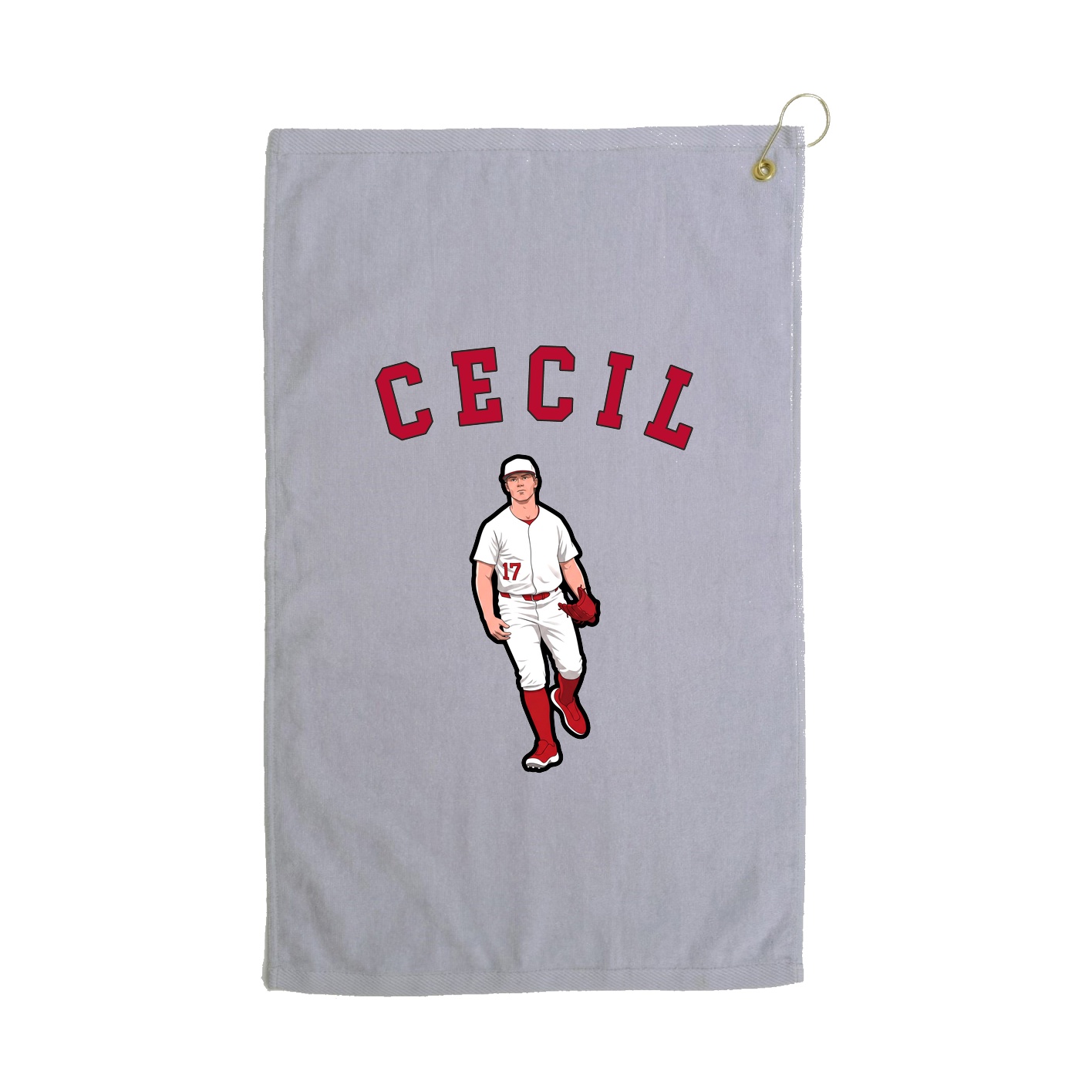 Golf Towel — Shirsey Arch in Grey