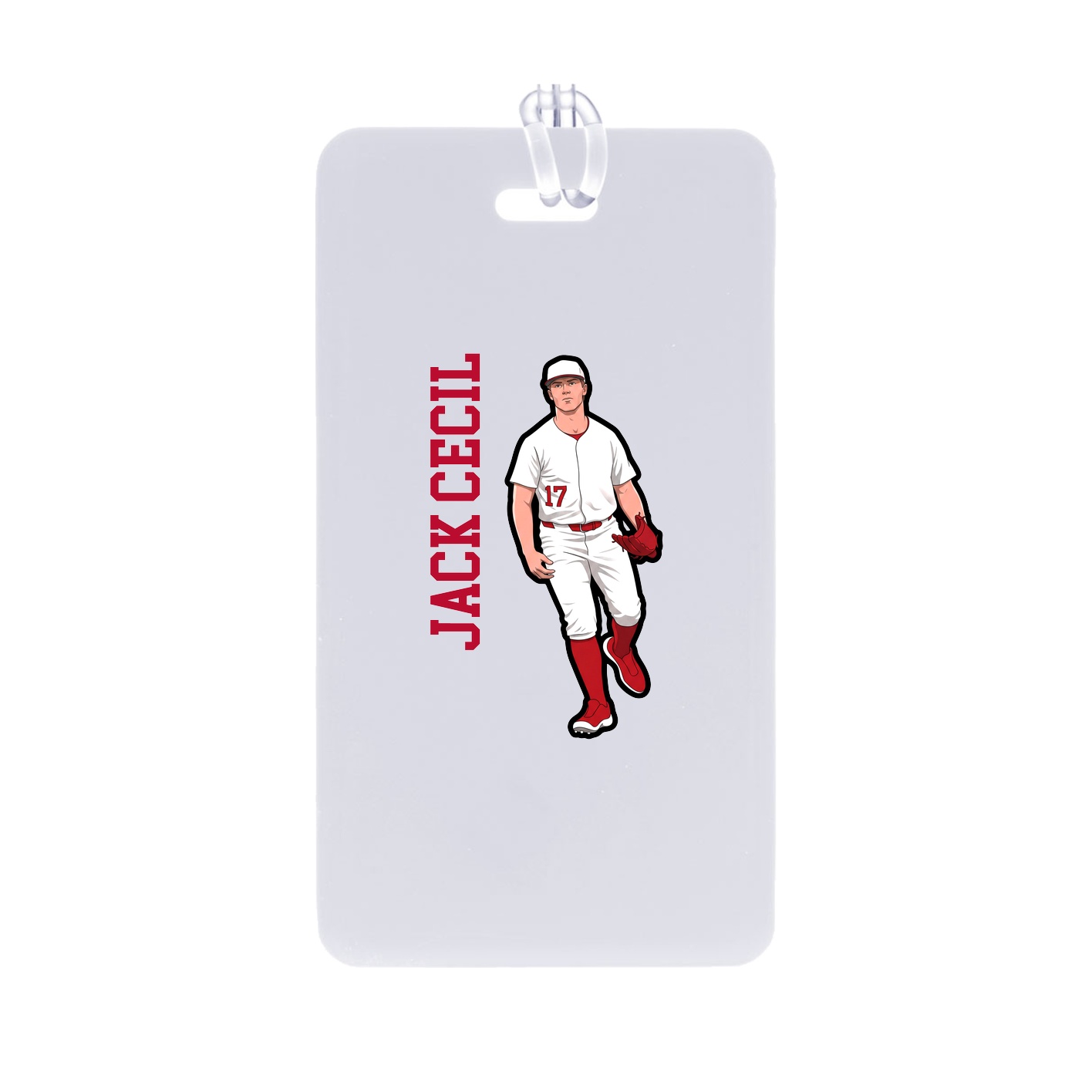 Bag Tag — Name Vertical in Classic
