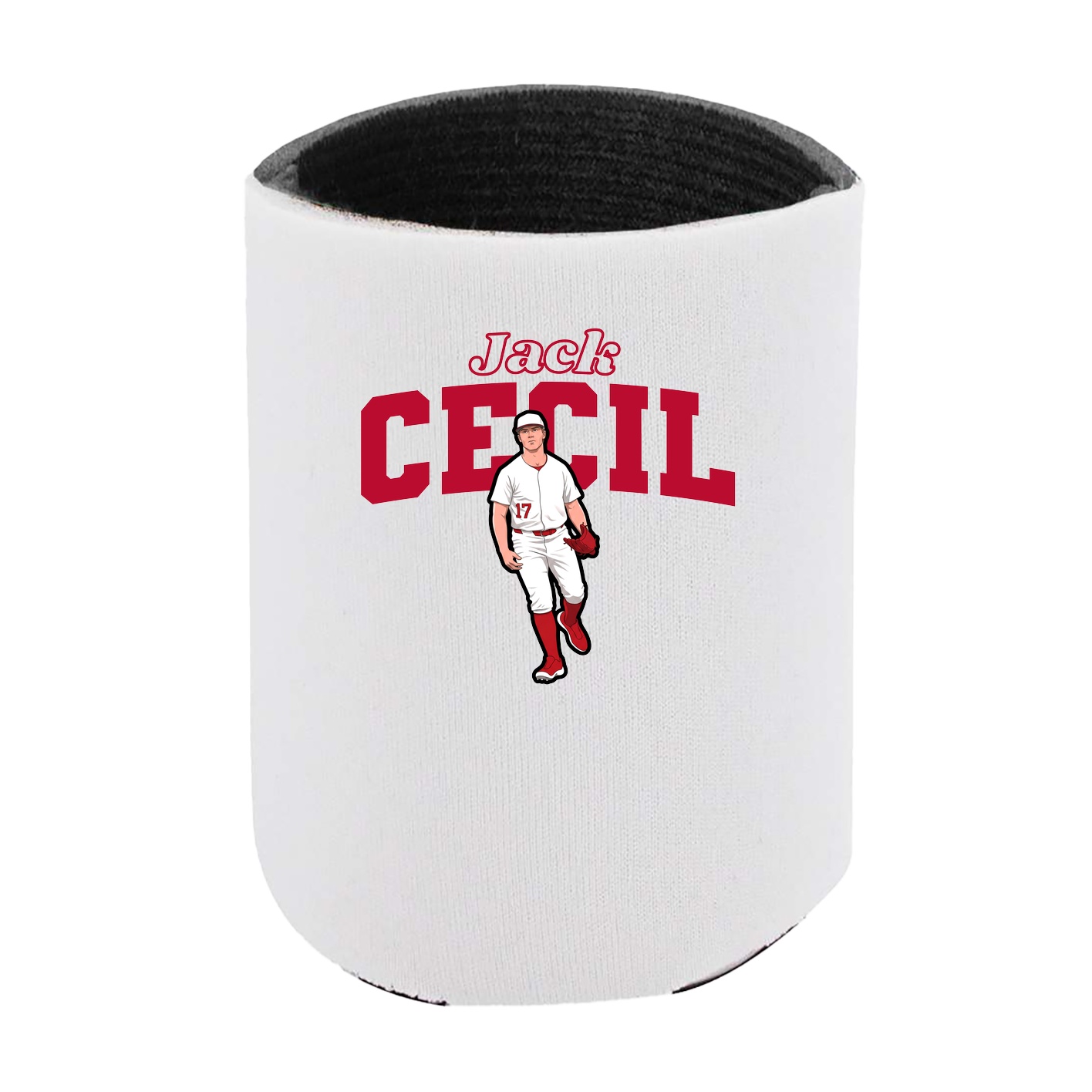 Can Holder — Name Arch in White