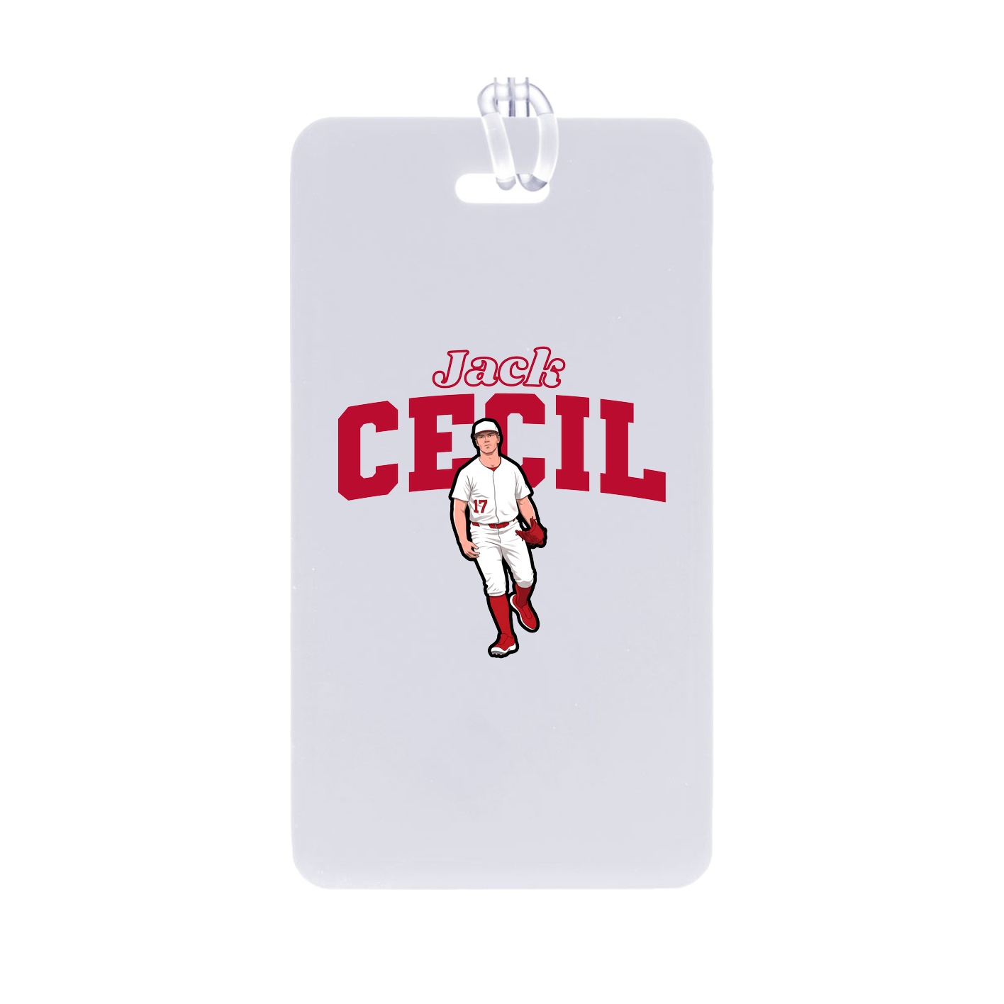 Bag Tag — Name Arch in Classic