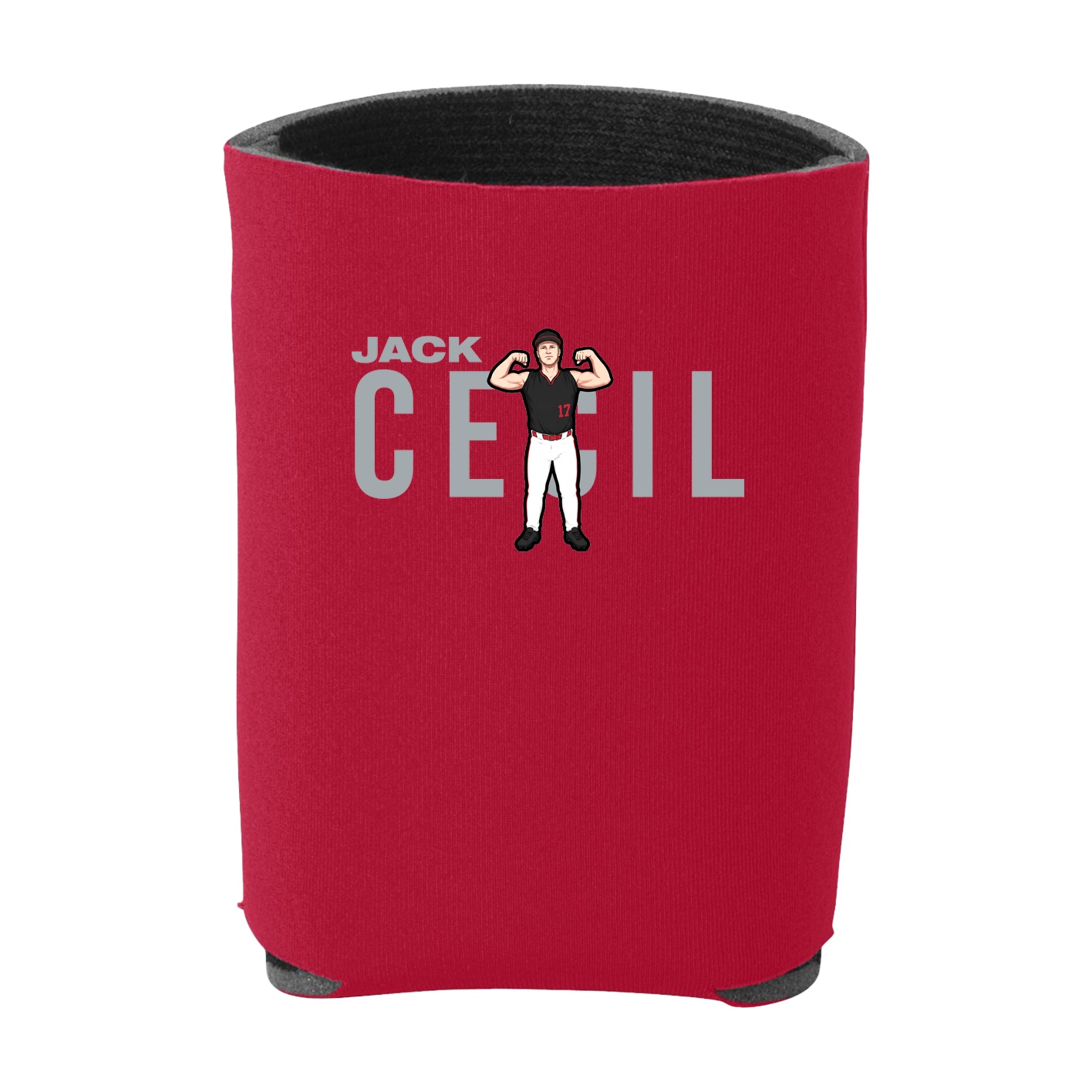 Can Holder — Player Name in Red