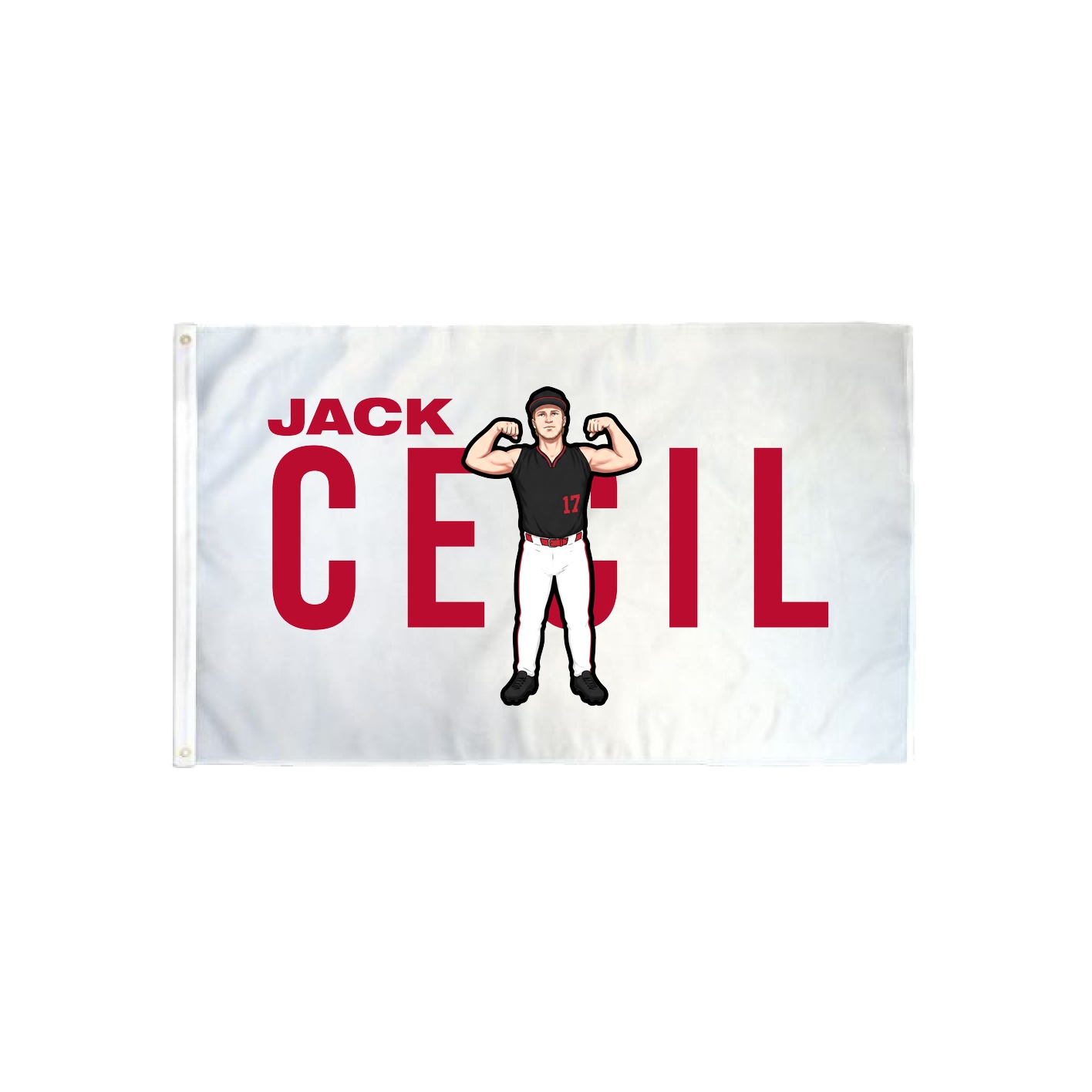 3x5 Flag — Player Name in Classic