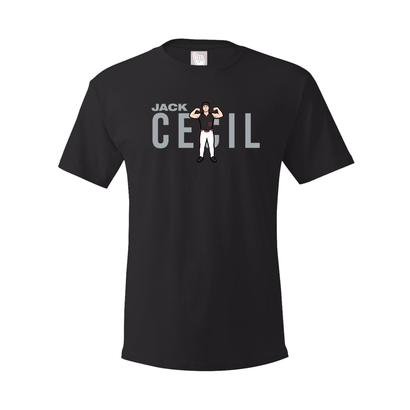 Youth Tee — Player Name in Black