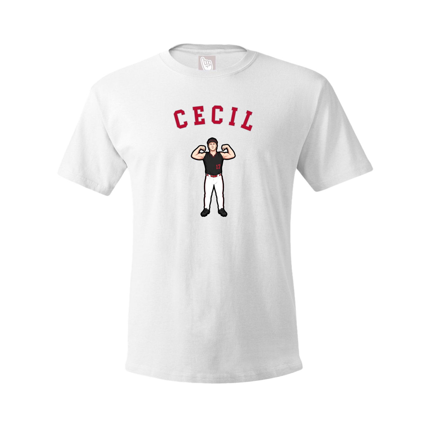 Tee — Shirsey Arch in White
