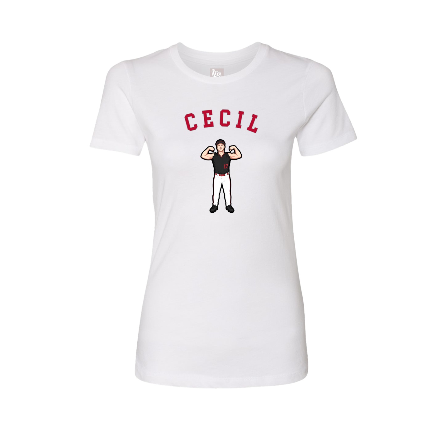 Womens Tee — Shirsey Arch in White