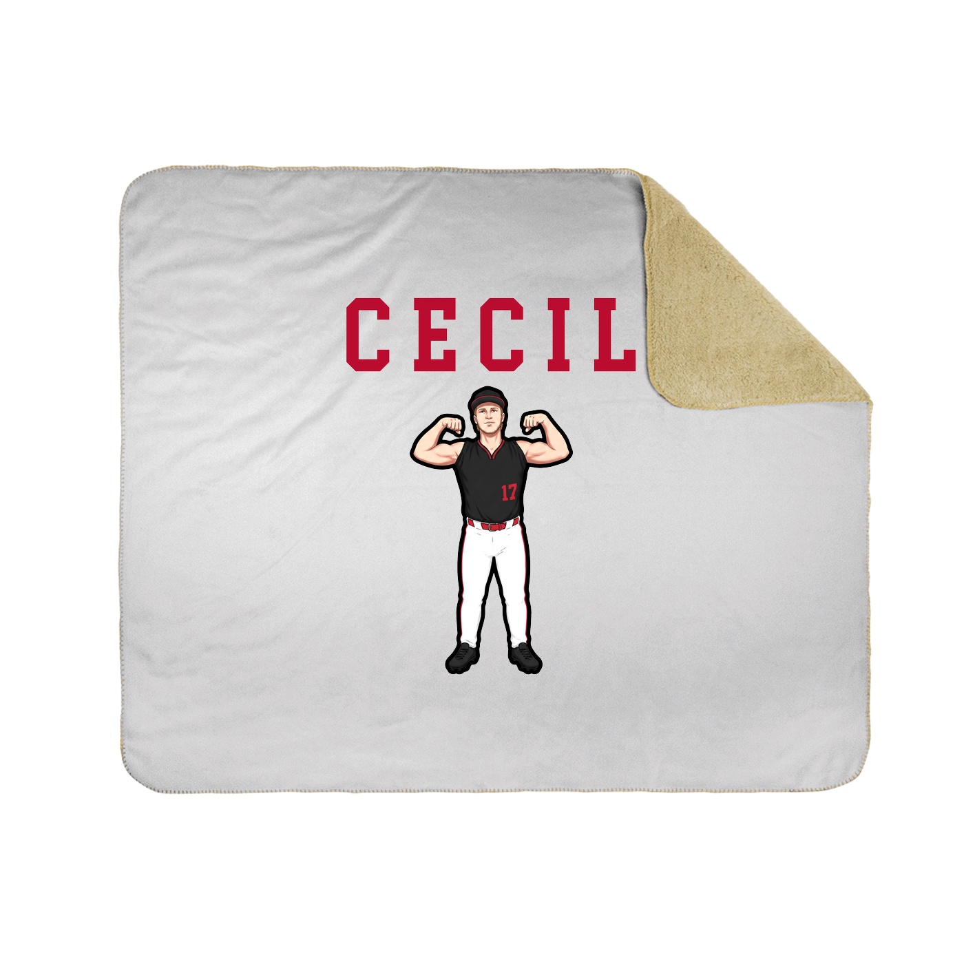 Throw Blanket — Shirsey in White