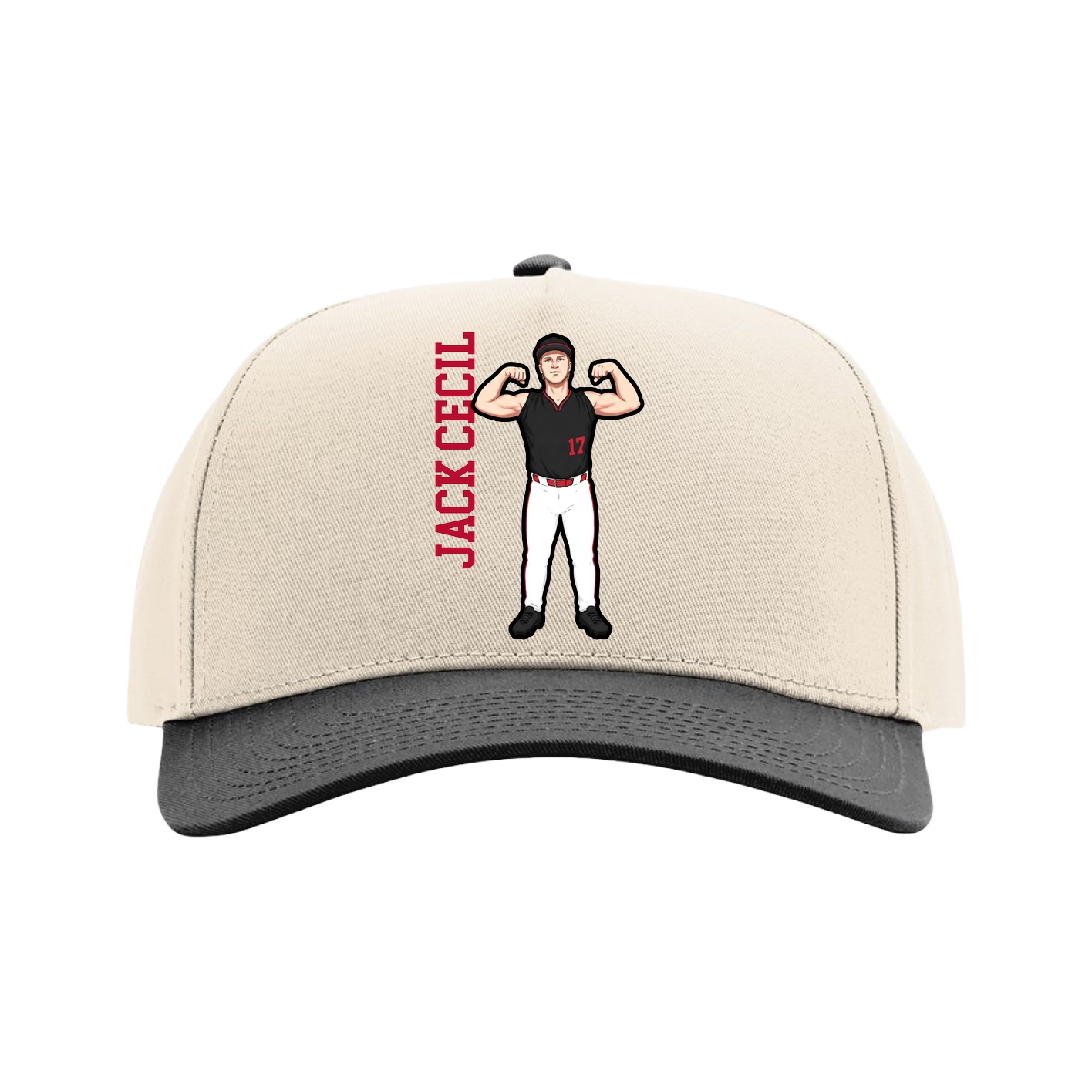 Full Fabric Five-Panel Champ Cap