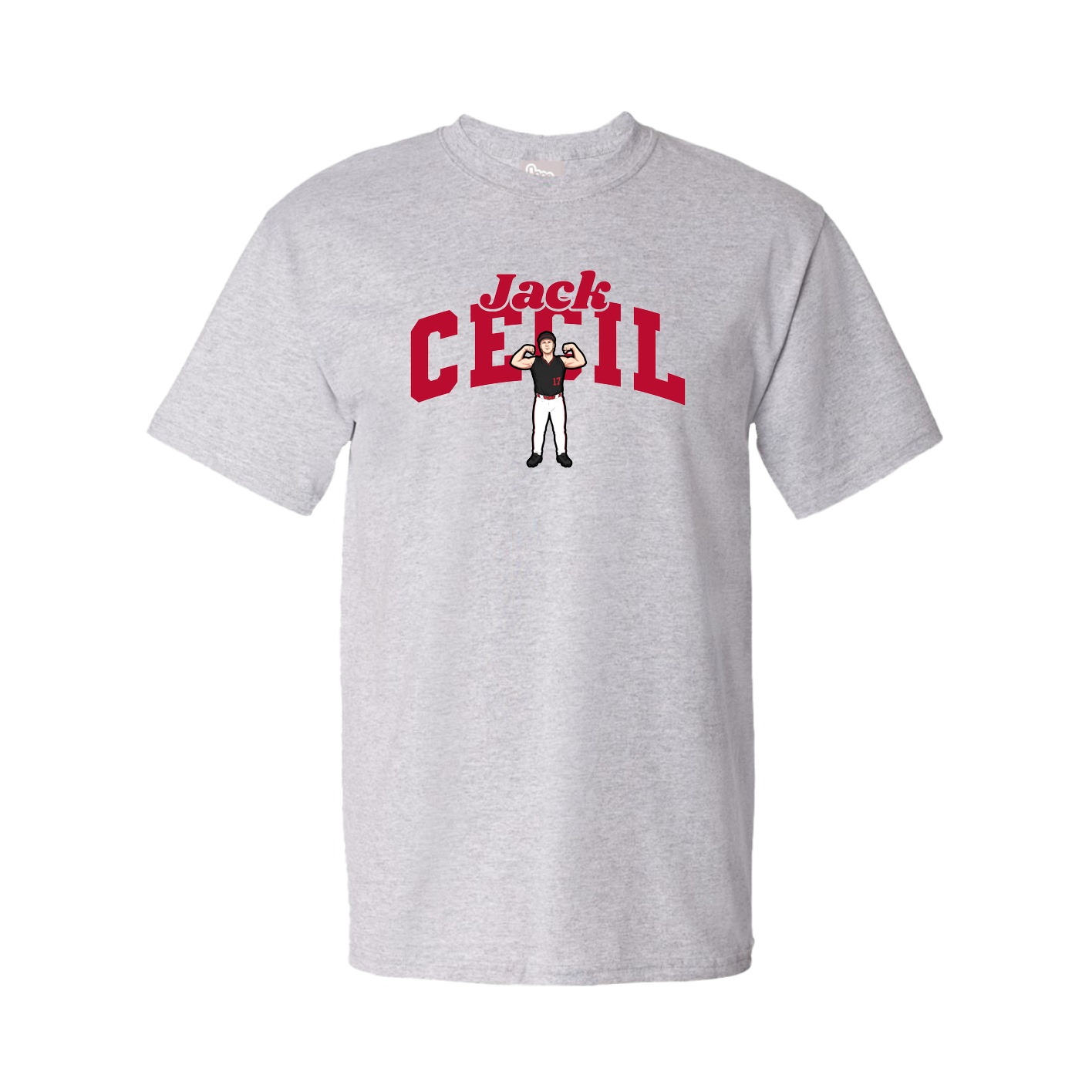 Youth Tee — Signature Arch in Grey