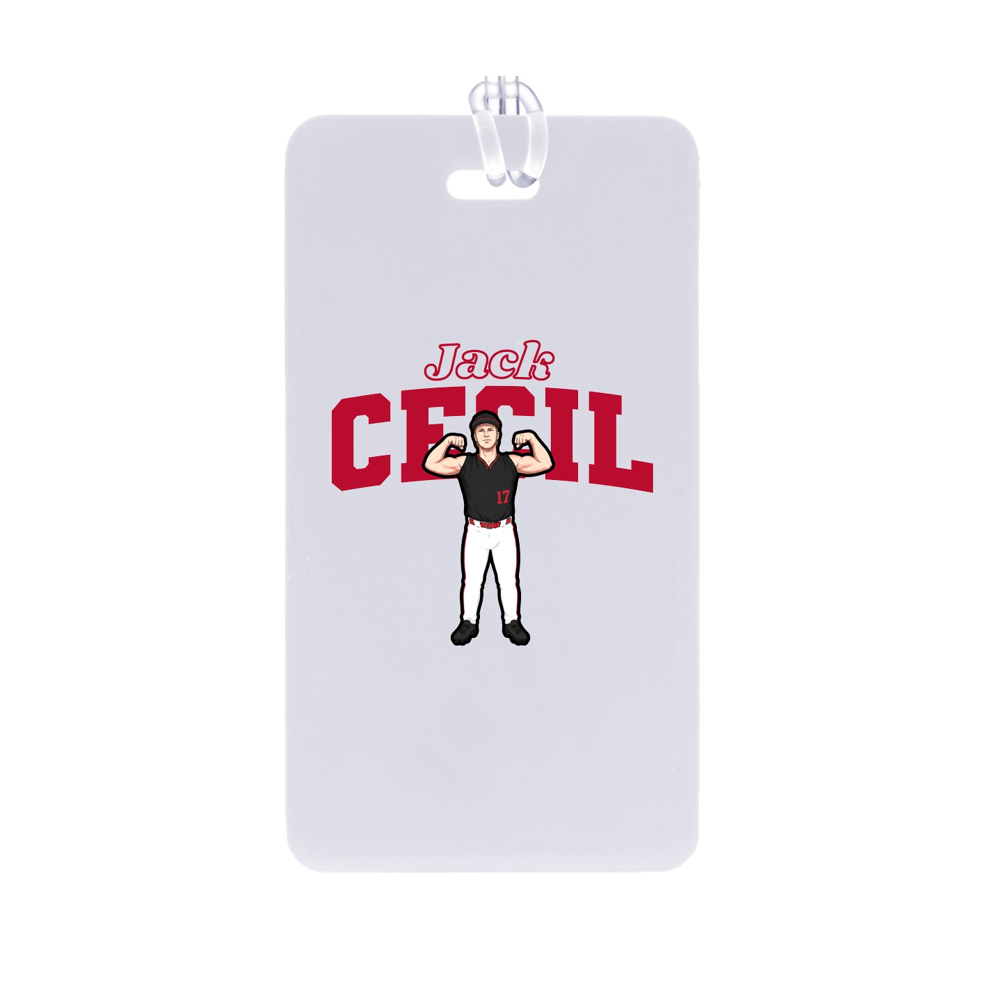 Bag Tag — Name Arch in Classic