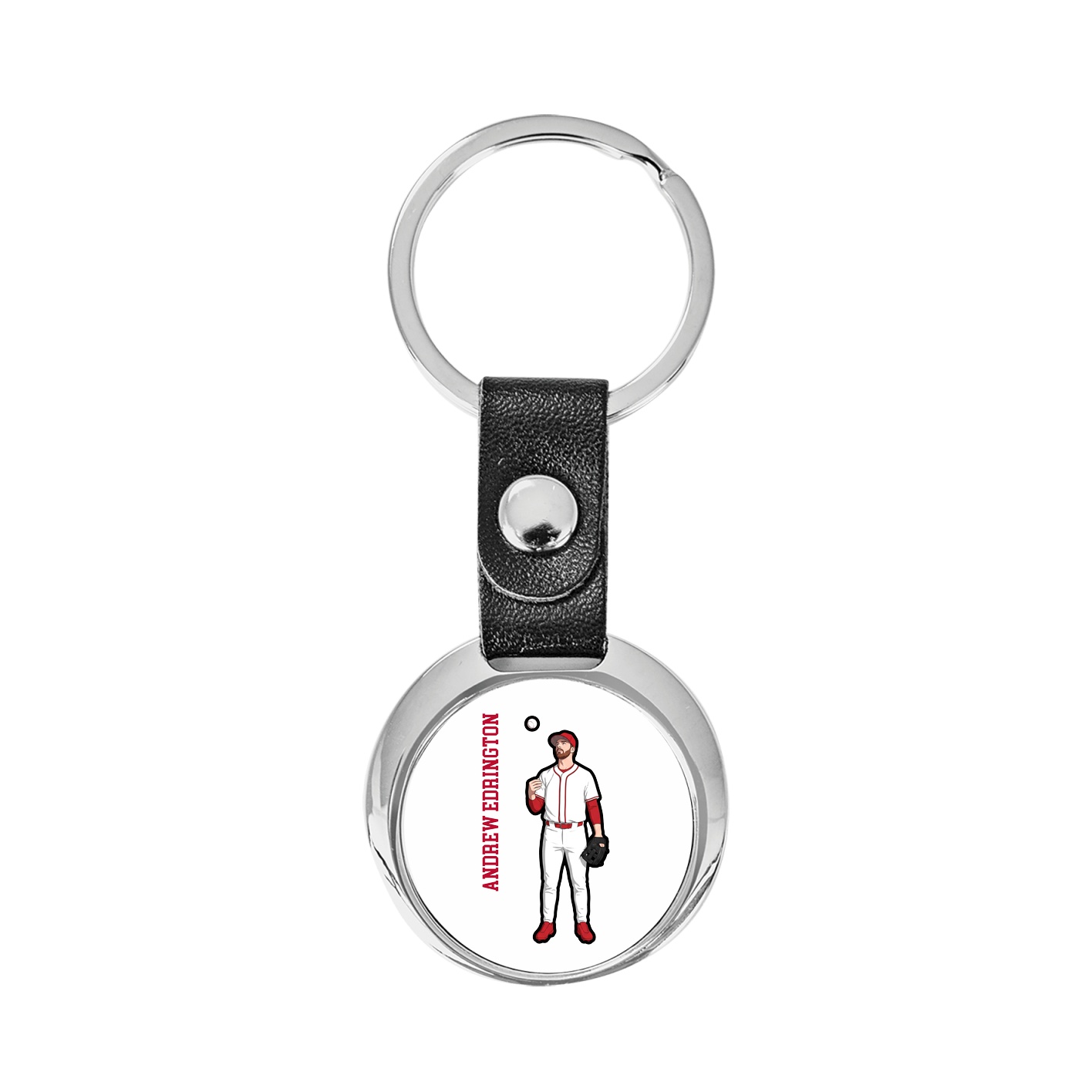 Key Chain — Name Vertical in Classic