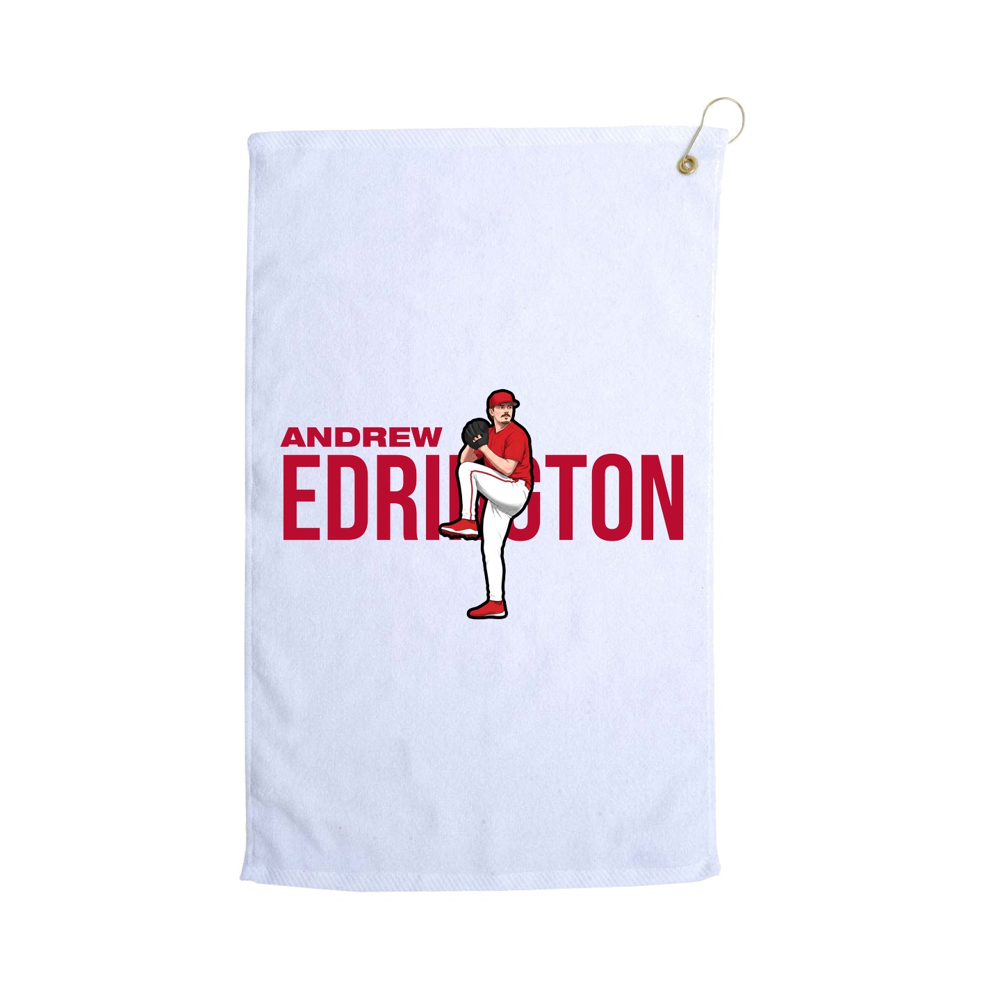 Golf Towel — Player Name in White