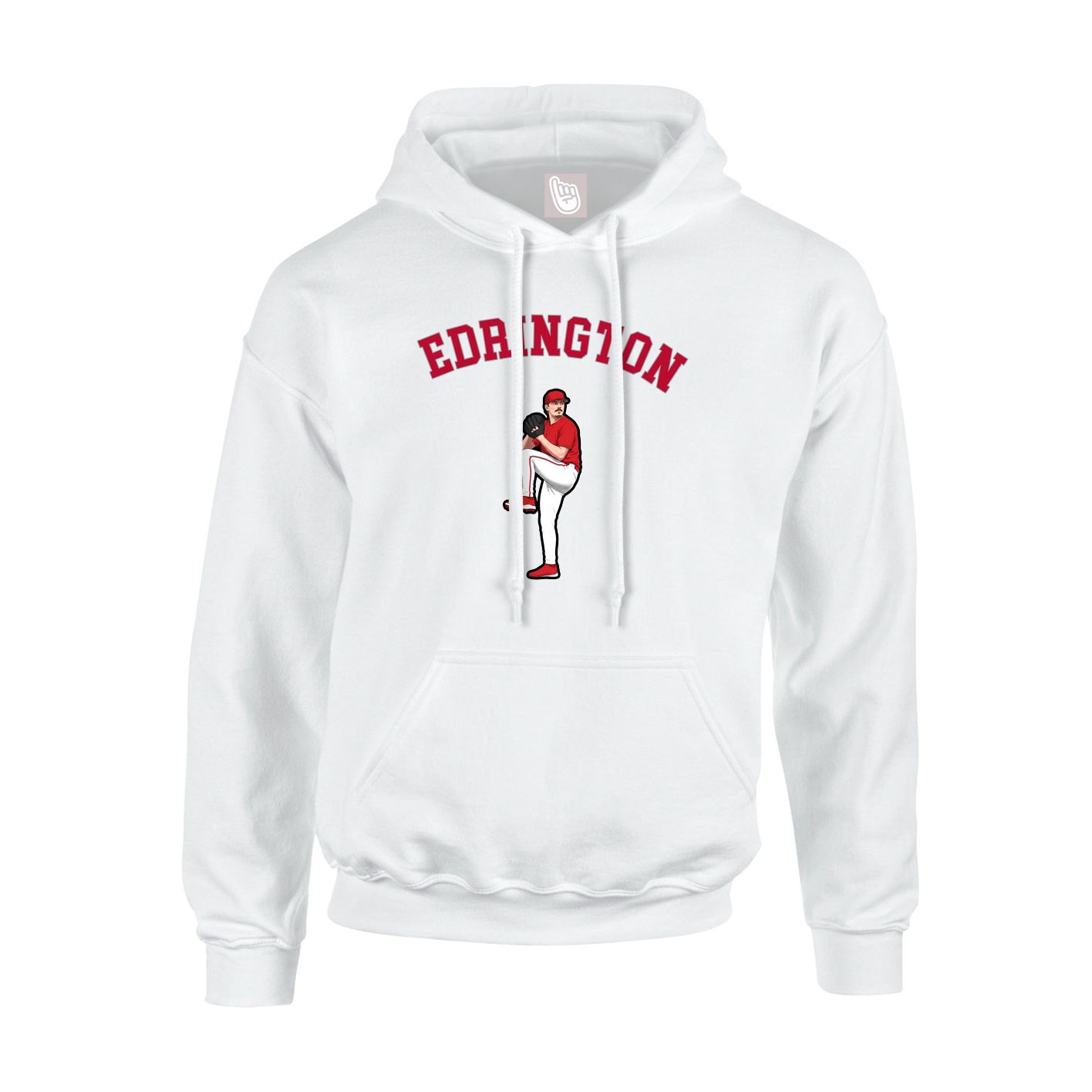Youth Hoodie — Shirsey Arch in White