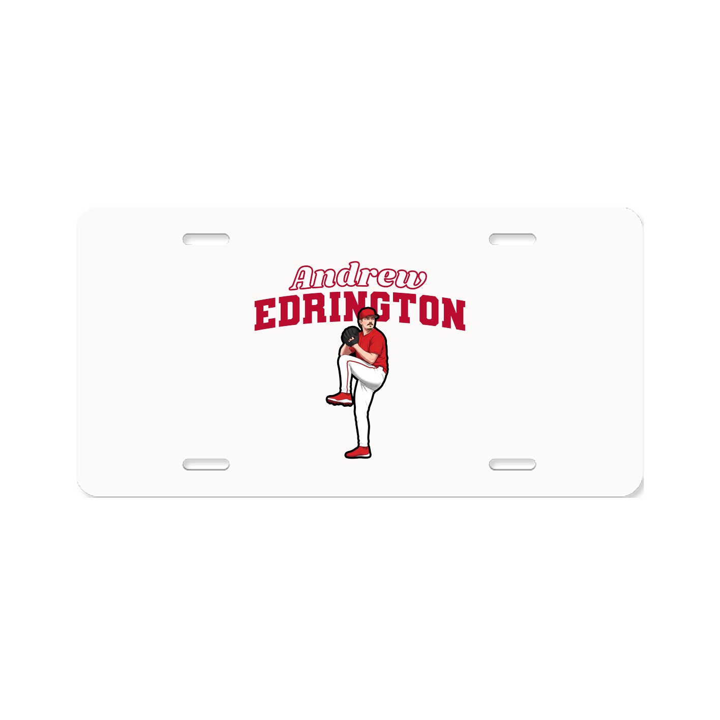 License Plate — Name Arch in Classic