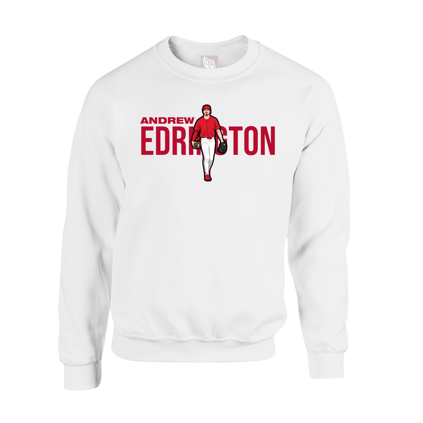 Fleece Crew — Player Name in White