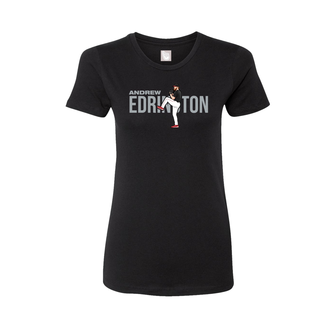 Womens Tee — Player Name in Black