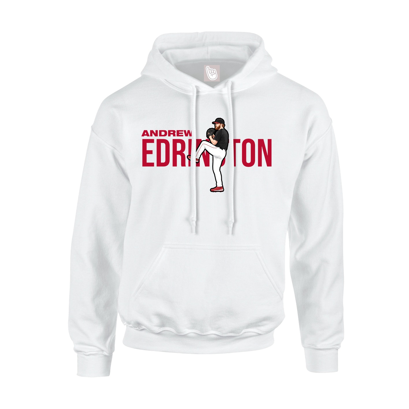 Hoodie — Player Name in White