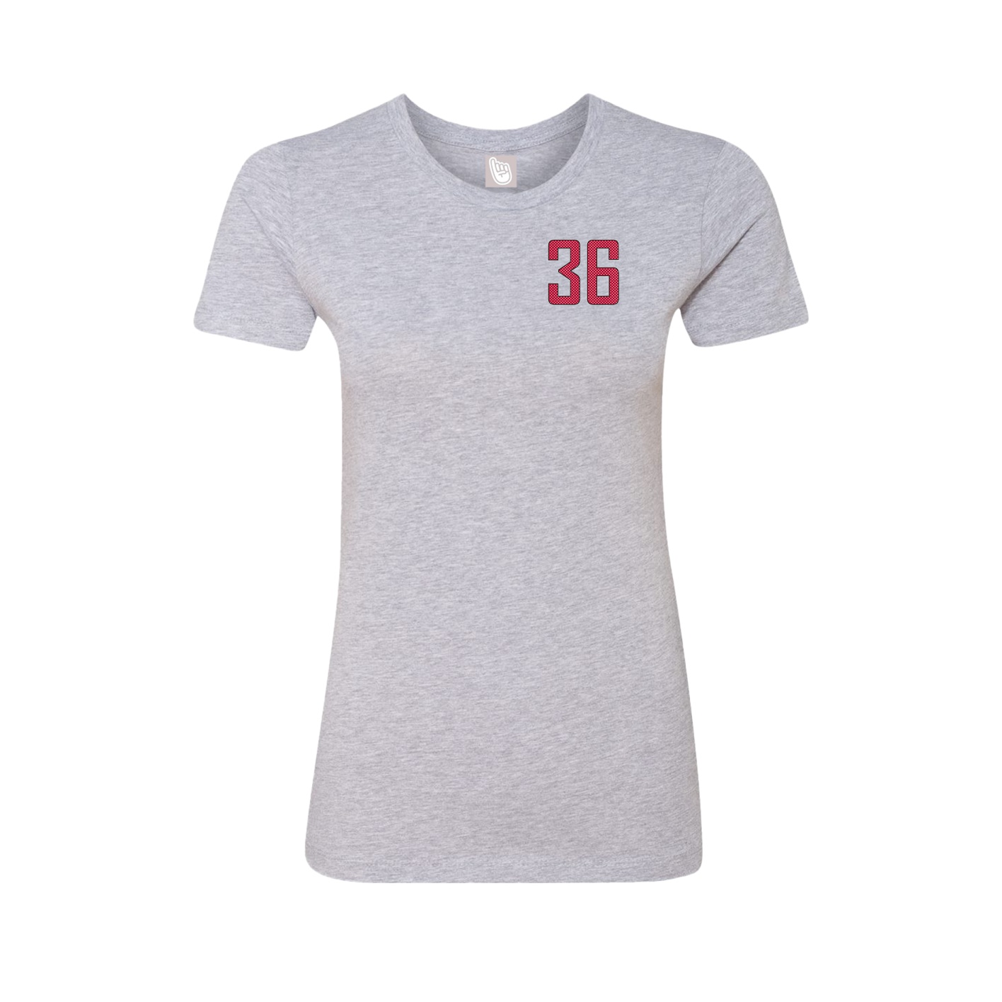 Womens Tee — Front Shirsy in Grey