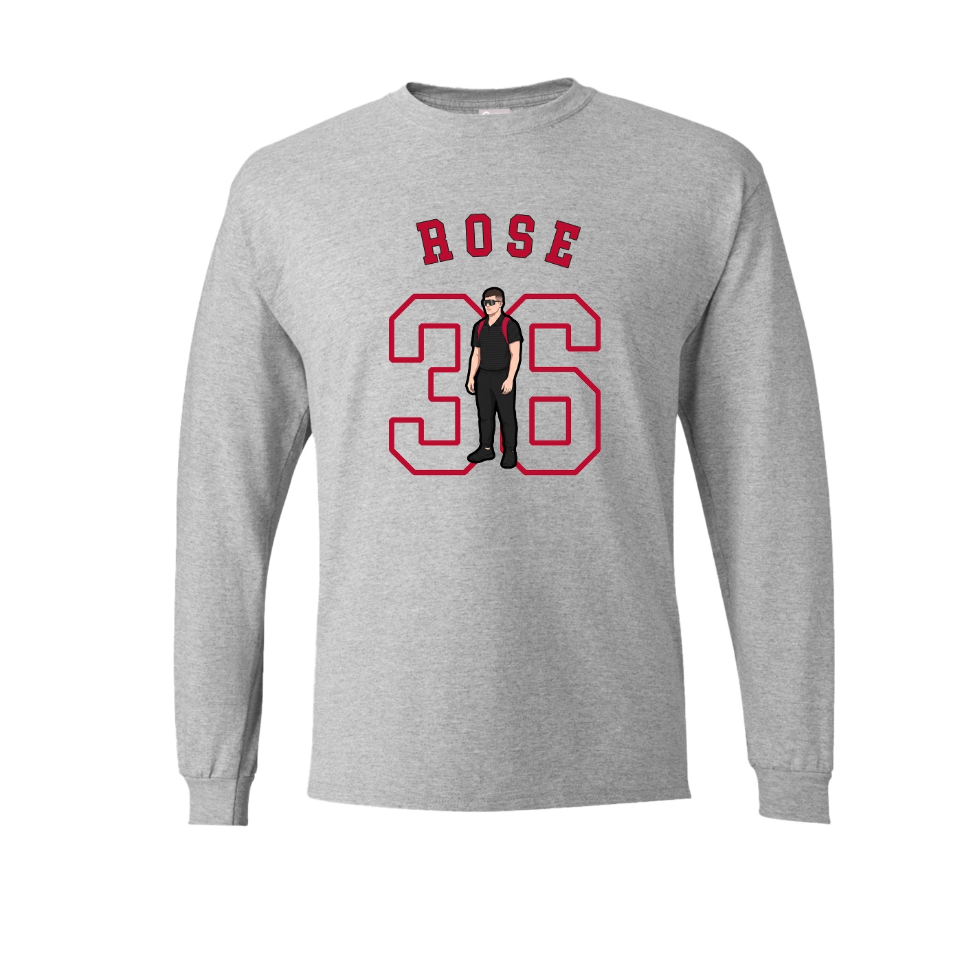 Long Sleeve Tee — Shirsey Arch in Grey