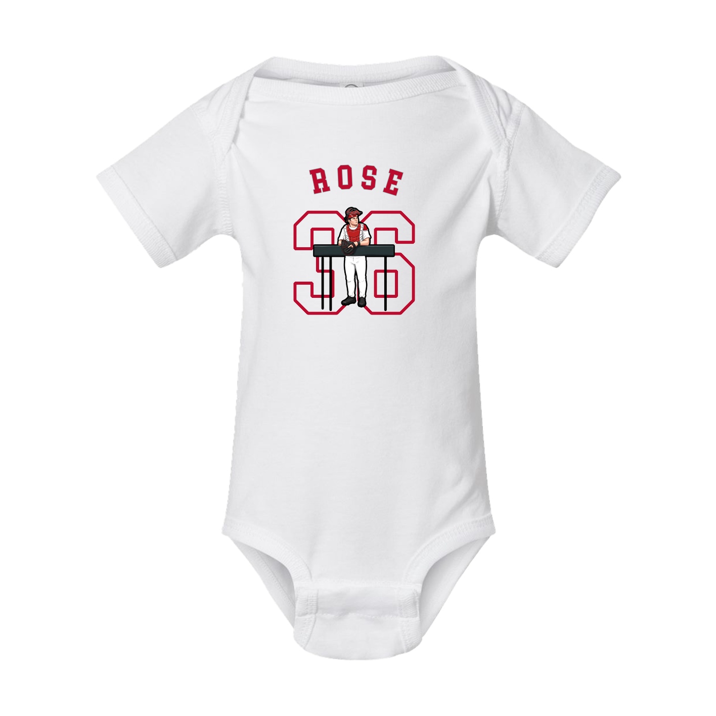 Baby Onesie — Shirsey Arch in White
