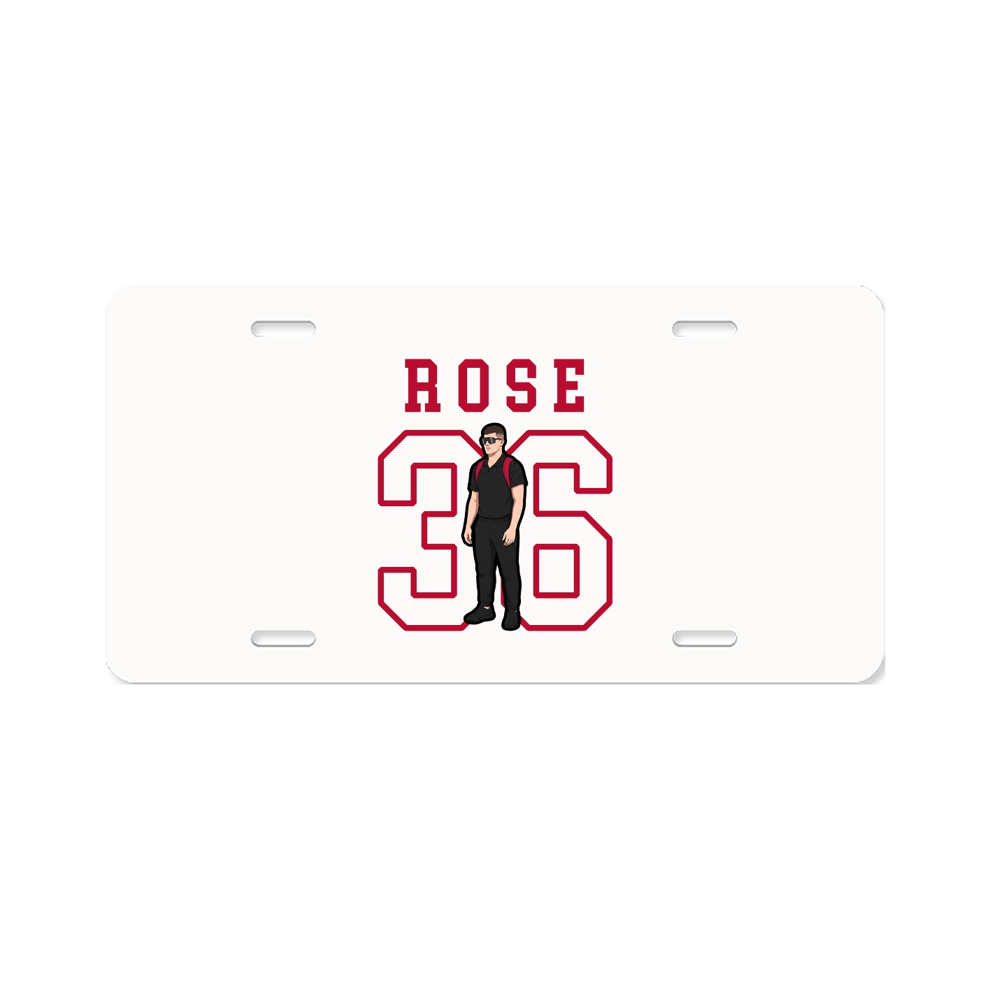 License Plate — Shirsey in Classic