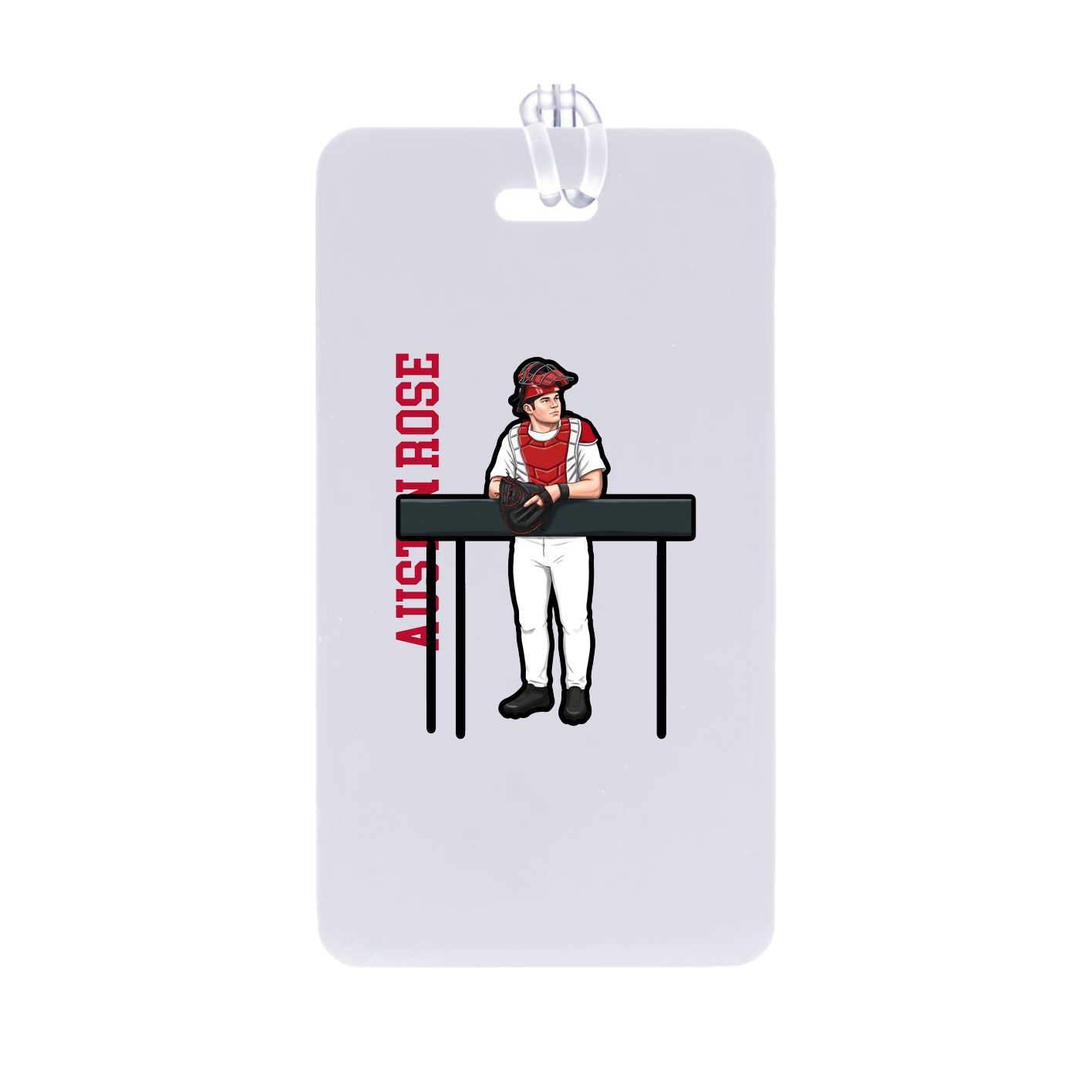 Bag Tag — Name Vertical in Classic