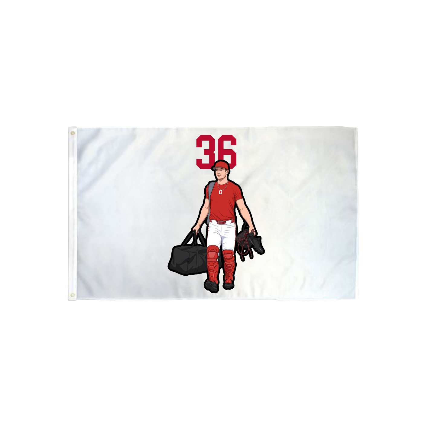 3x5 Flag — Number Top in Classic