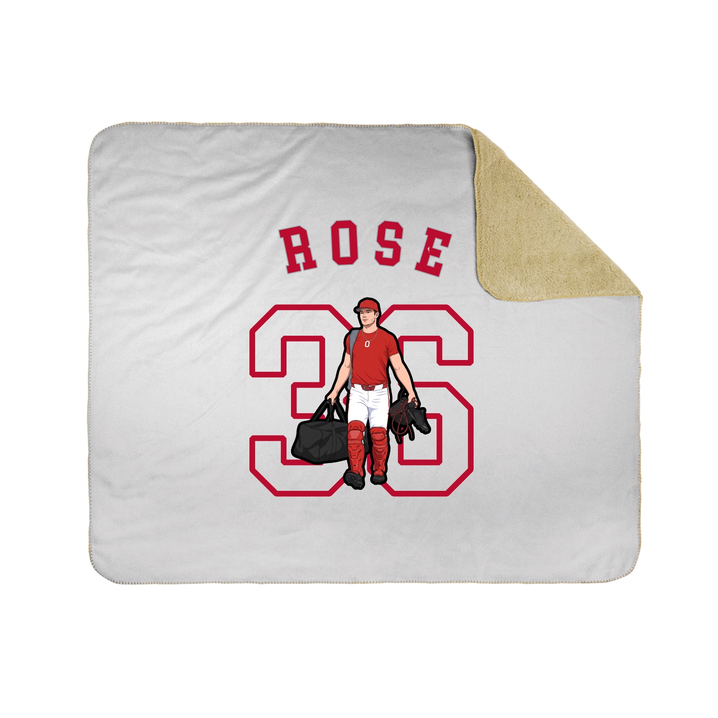 Throw Blanket — Shirsey Arch in White