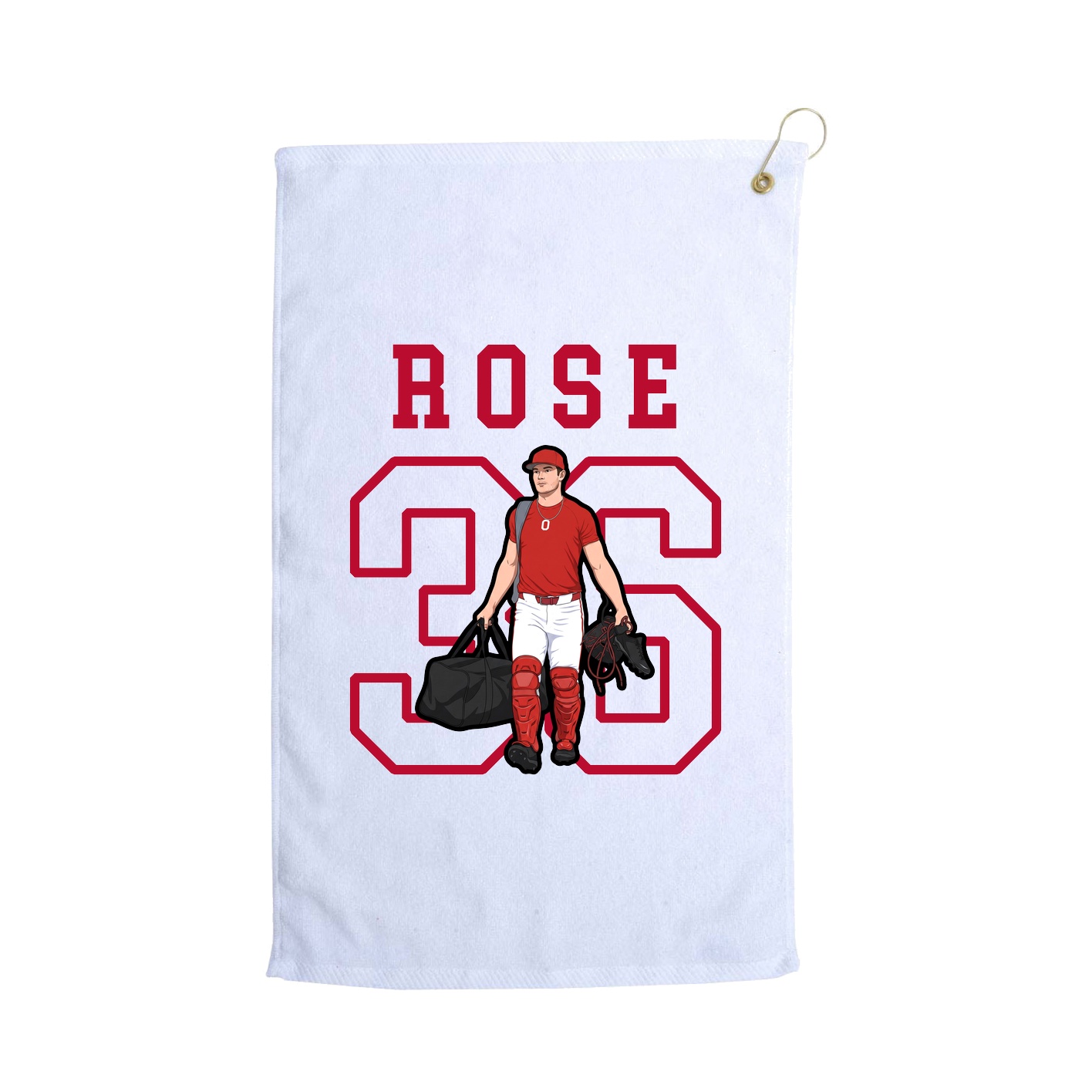Golf Towel — Shirsey in White