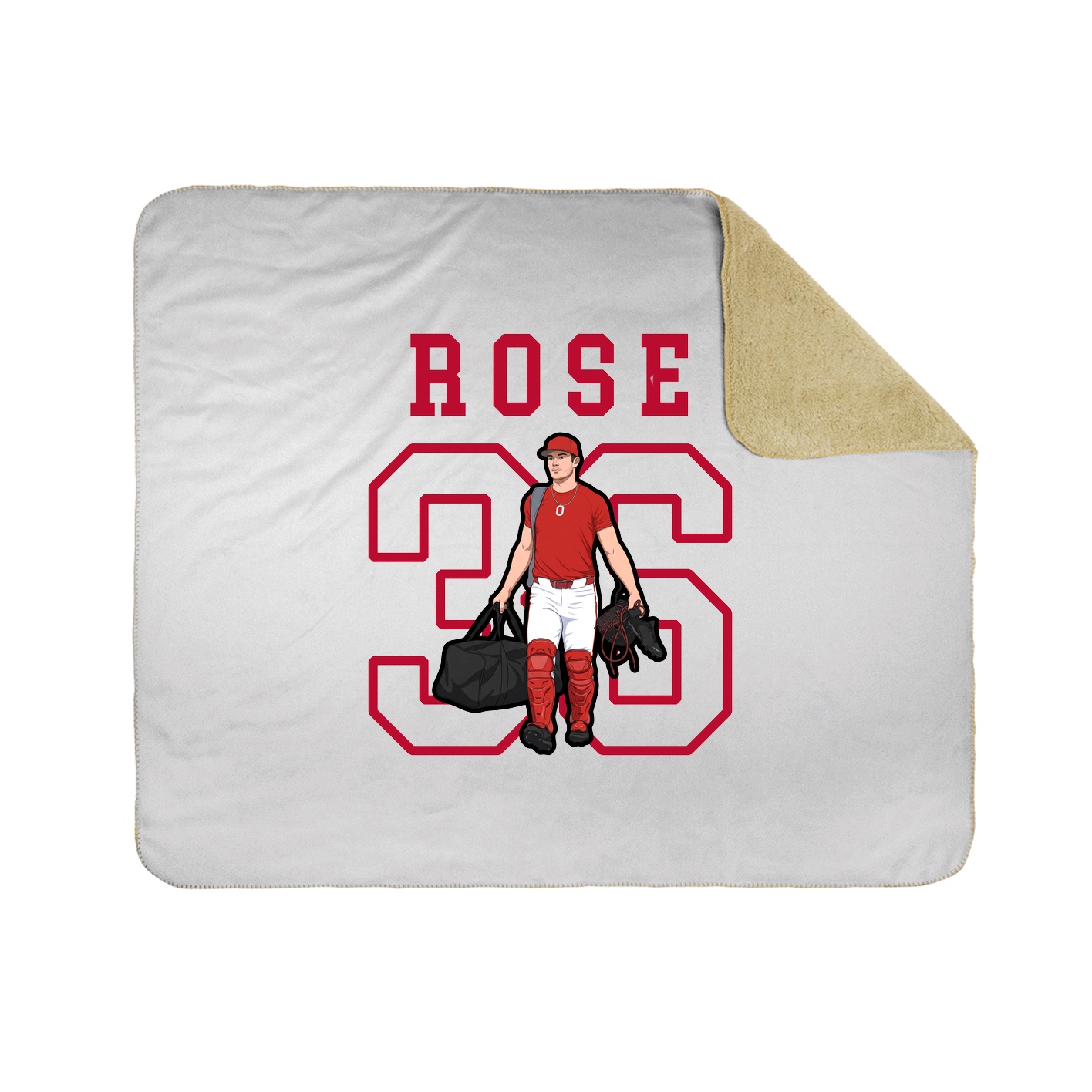 Throw Blanket — Shirsey in White