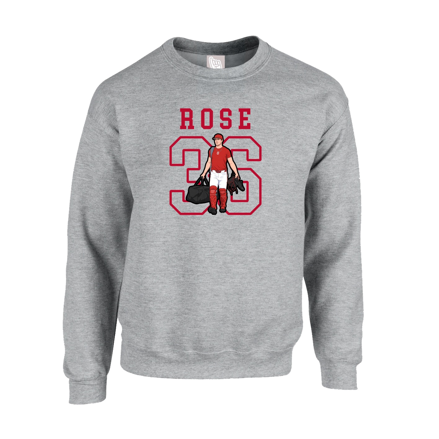 Fleece Crew — Shirsey in Grey